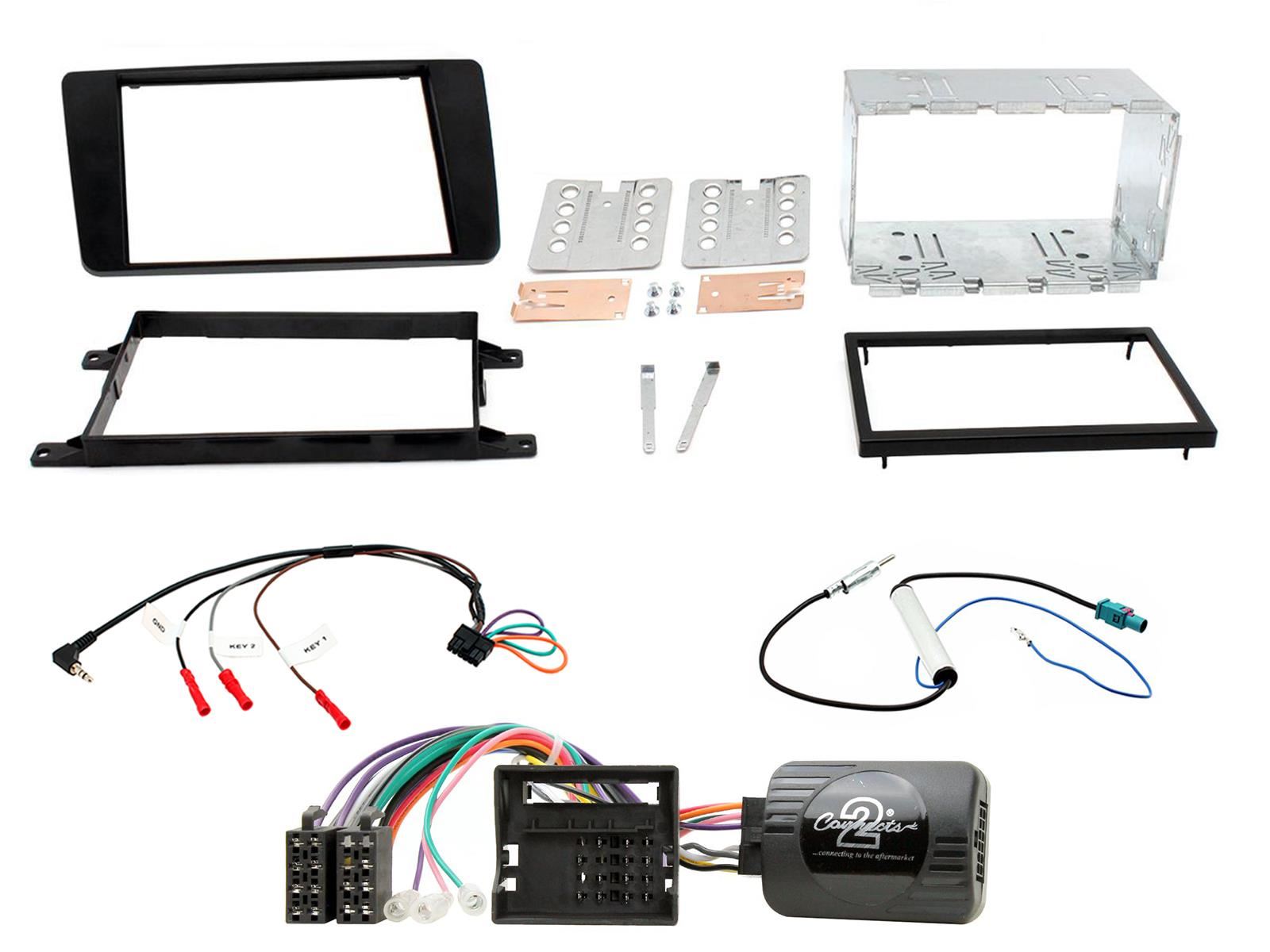 SONY XAV-1550D DAB+ Smart Bluetooth Car Radio + Stereo fitting kit + Steering Wheel Controls Loom for Skoda Octavia 2004-2008