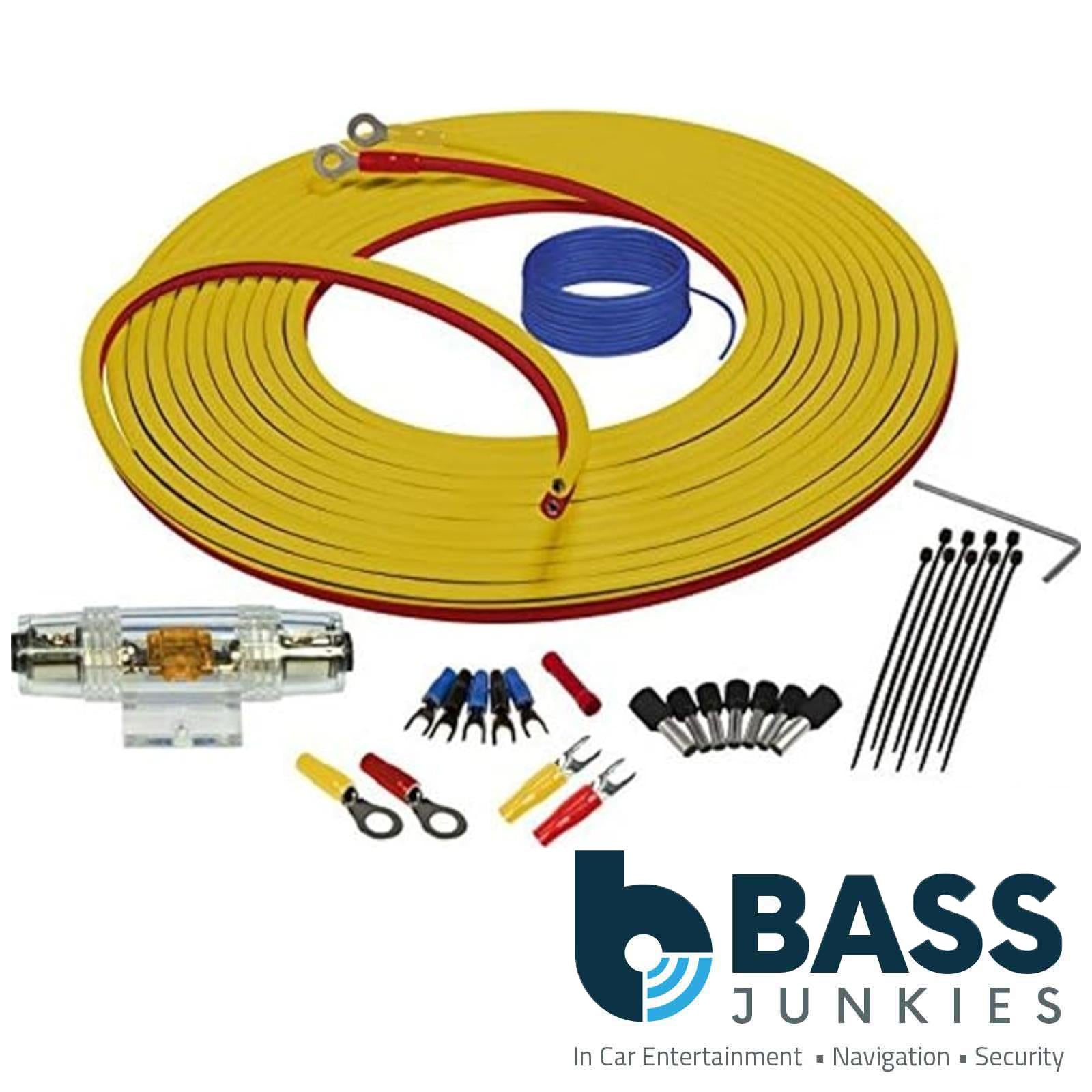 Stinger SEA4283 - Marine Compliant 8 Gauge 3m with Dual Siamese Power/Ground Wiring Kit