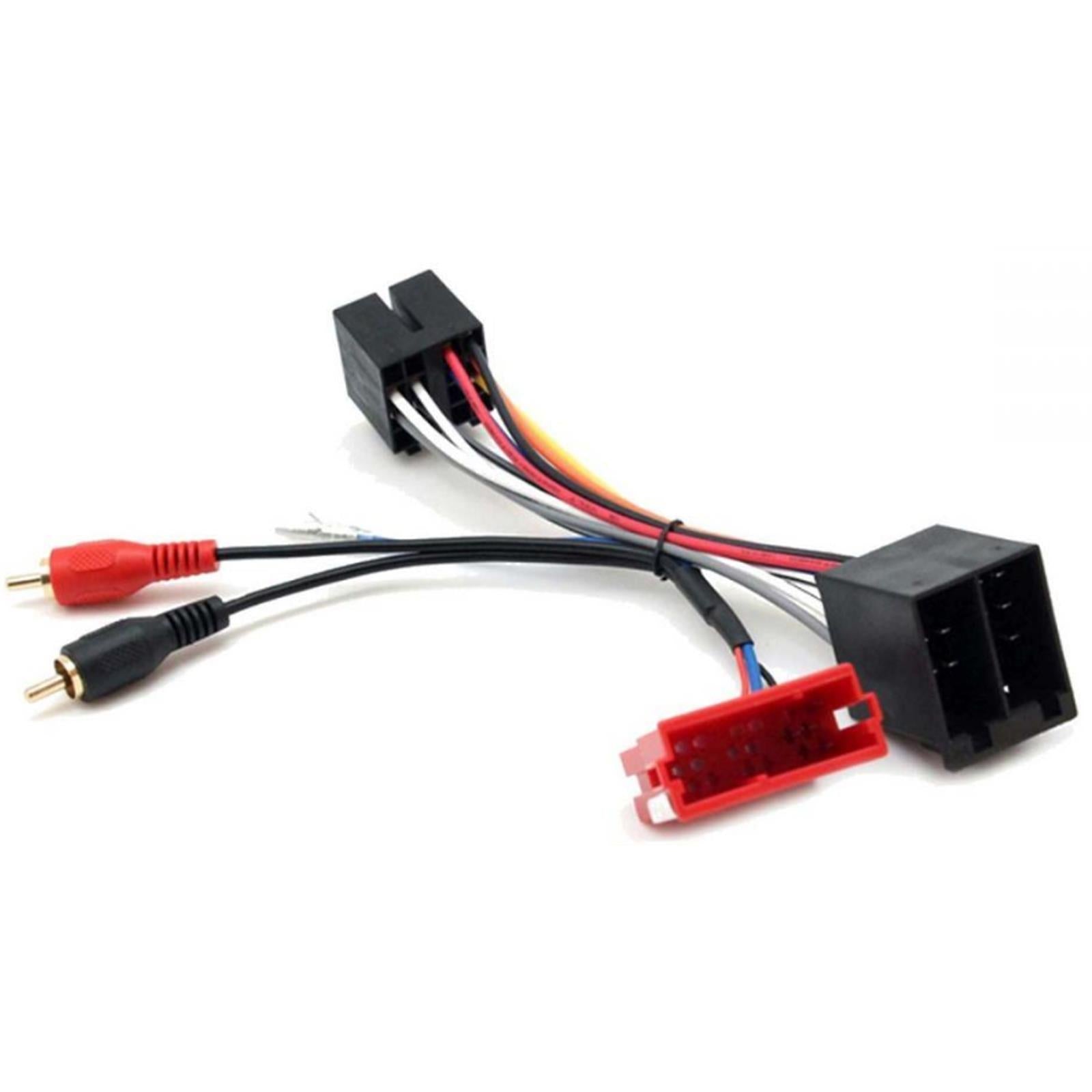 Connects2 CT20AU10 - Audi A2 A3 A4 A6 A8 Rear Amplified RCA Bypass Car Stereo Harness Lead