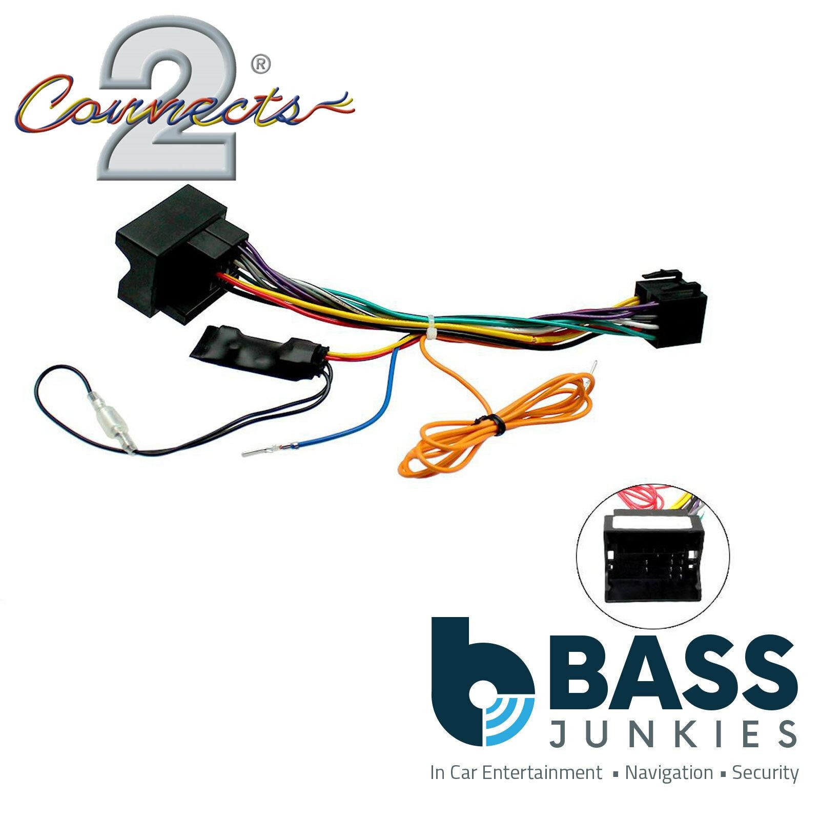 Connects2 CTHUE-PE2 Stereo Peugeot 207 208 308 207 407 and Other Models Wiring ISO Adaptor with Ignition Generator for Peugeot
