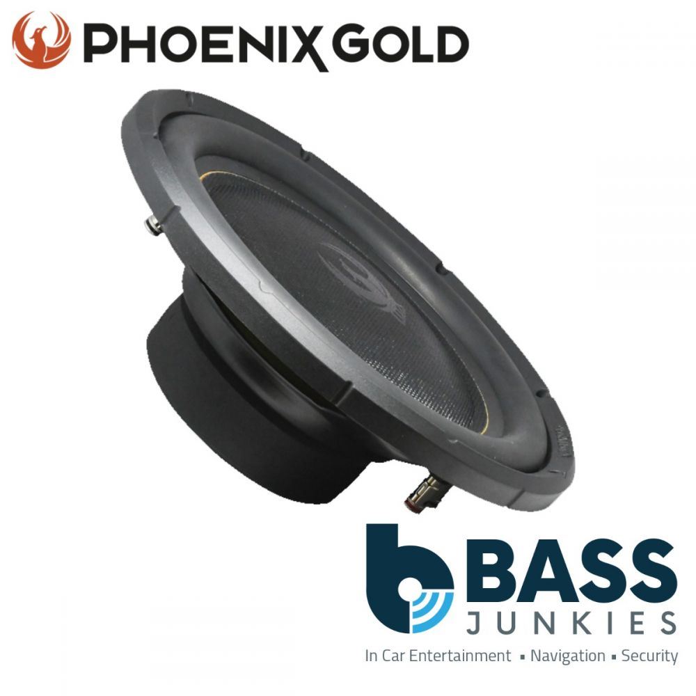 Phoenix Gold MX Series MX10D2 10" 300 Watts Dual 2-Ohm Slim Car Subwoofer
