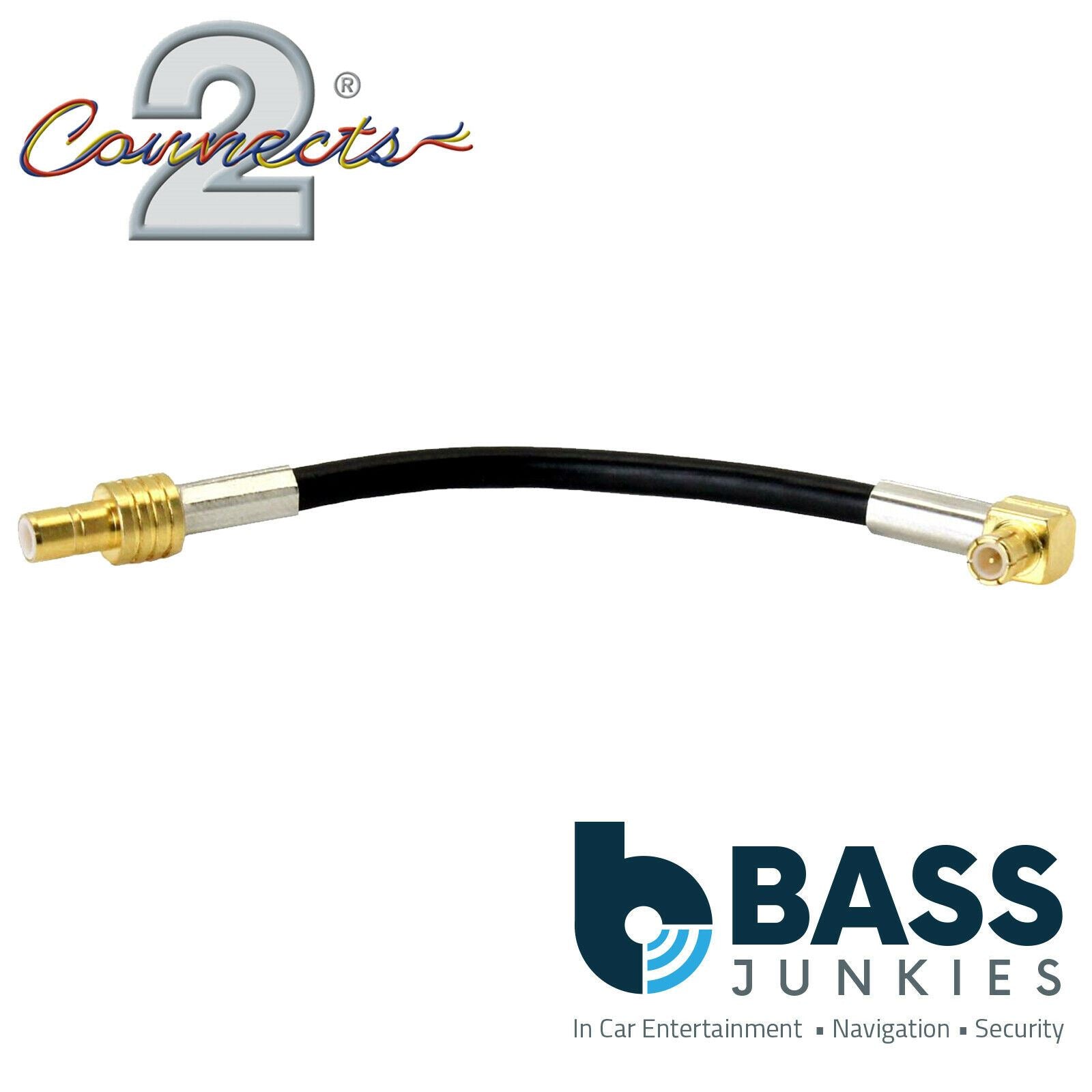Connects2 CT27AA168 - SMB Female to MCX Male Car Aerial Antenna Adaptor
