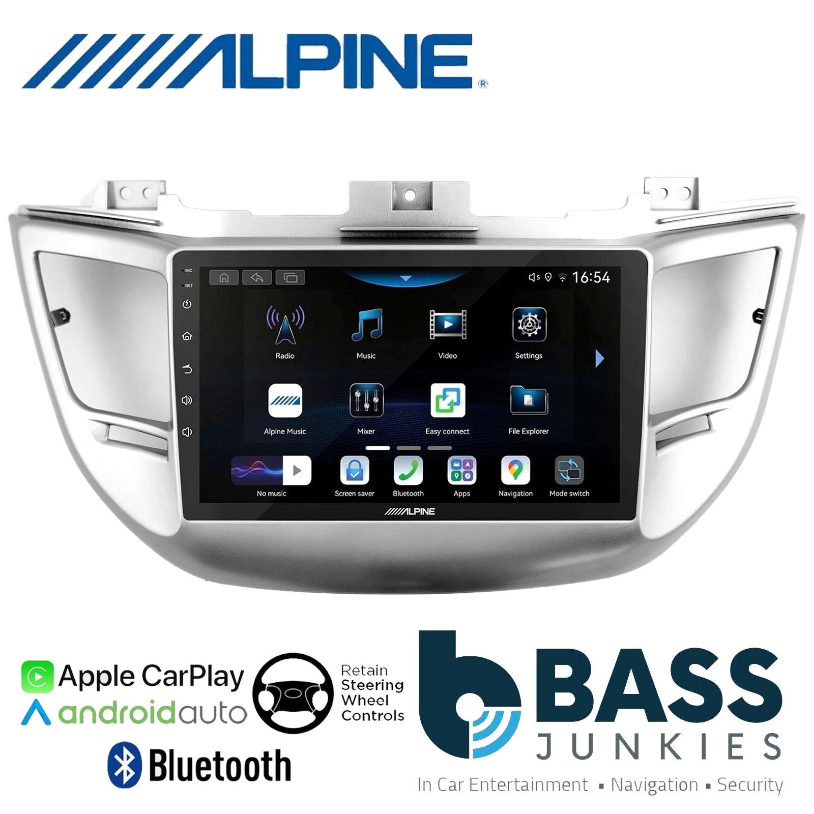 Alpine 9" CarPlay Android Car Stereo Fitting Kit For Hyundai Tuscion RHD 15 On