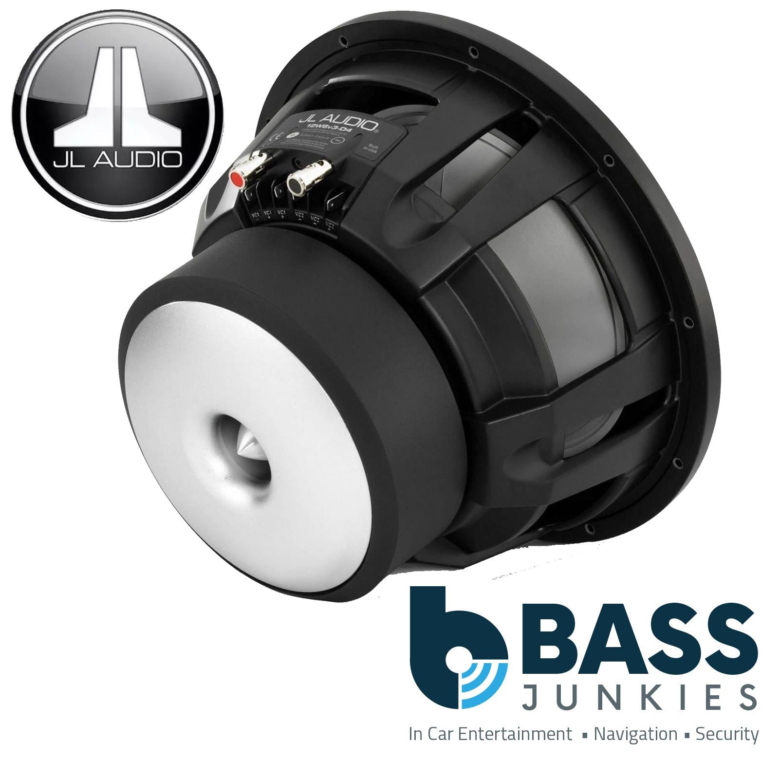JL Audio 10W6v3-D4 - W6v3 Sub 600 Watts 10" 25cm Dual 4 Ohm Car Subwoofer
