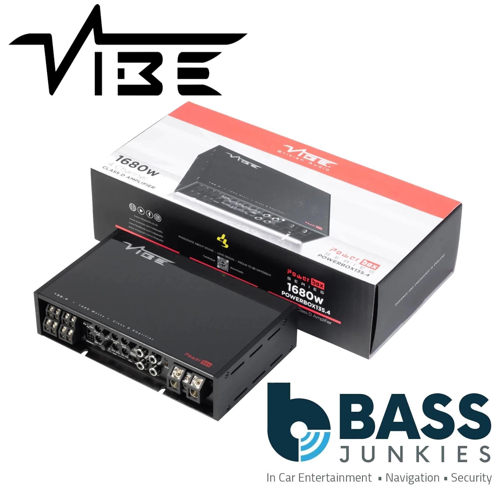 Vibe POWERBOX135.4 - 1680 Watts 4 Channel High Power Bass Car Amplifier