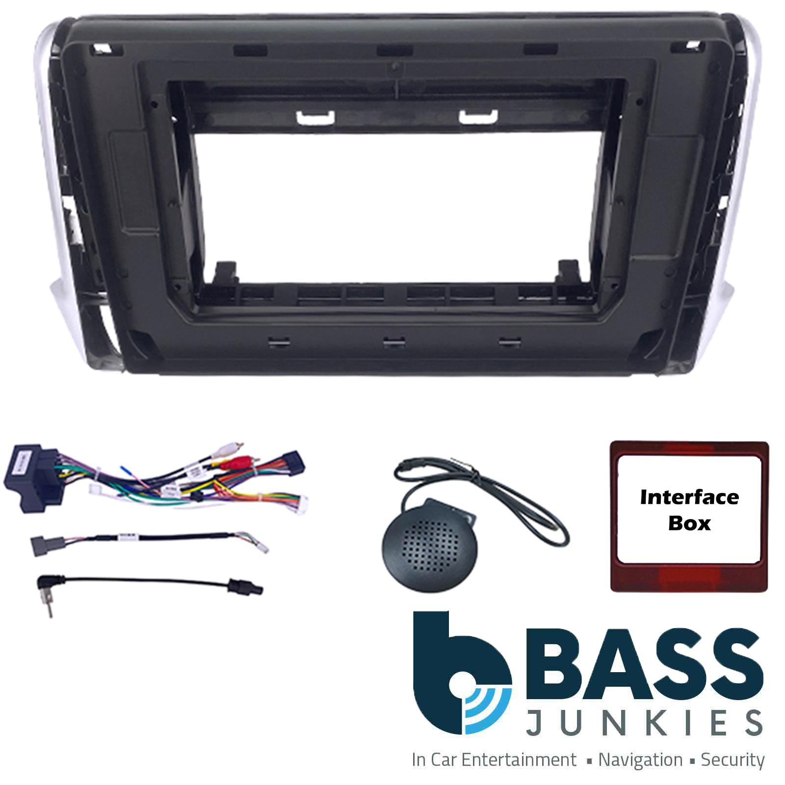 For Peugeot 308 408 Black 07-13 Fascia Panel Interface for 9" Android Car Radio