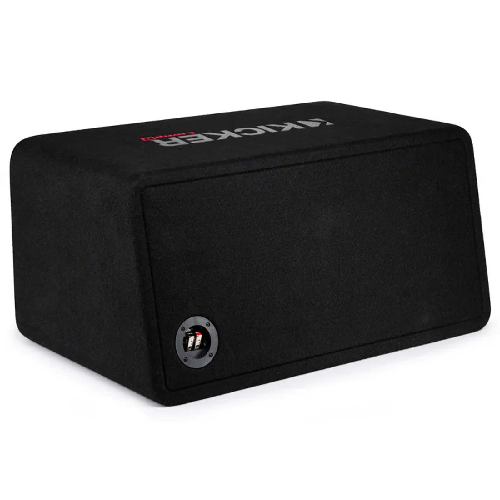 Kicker 48DCWR102 - 1600 Watts Dual 10" CompR Loaded Car Sub Subwoofer Enclosure 2 Ohm