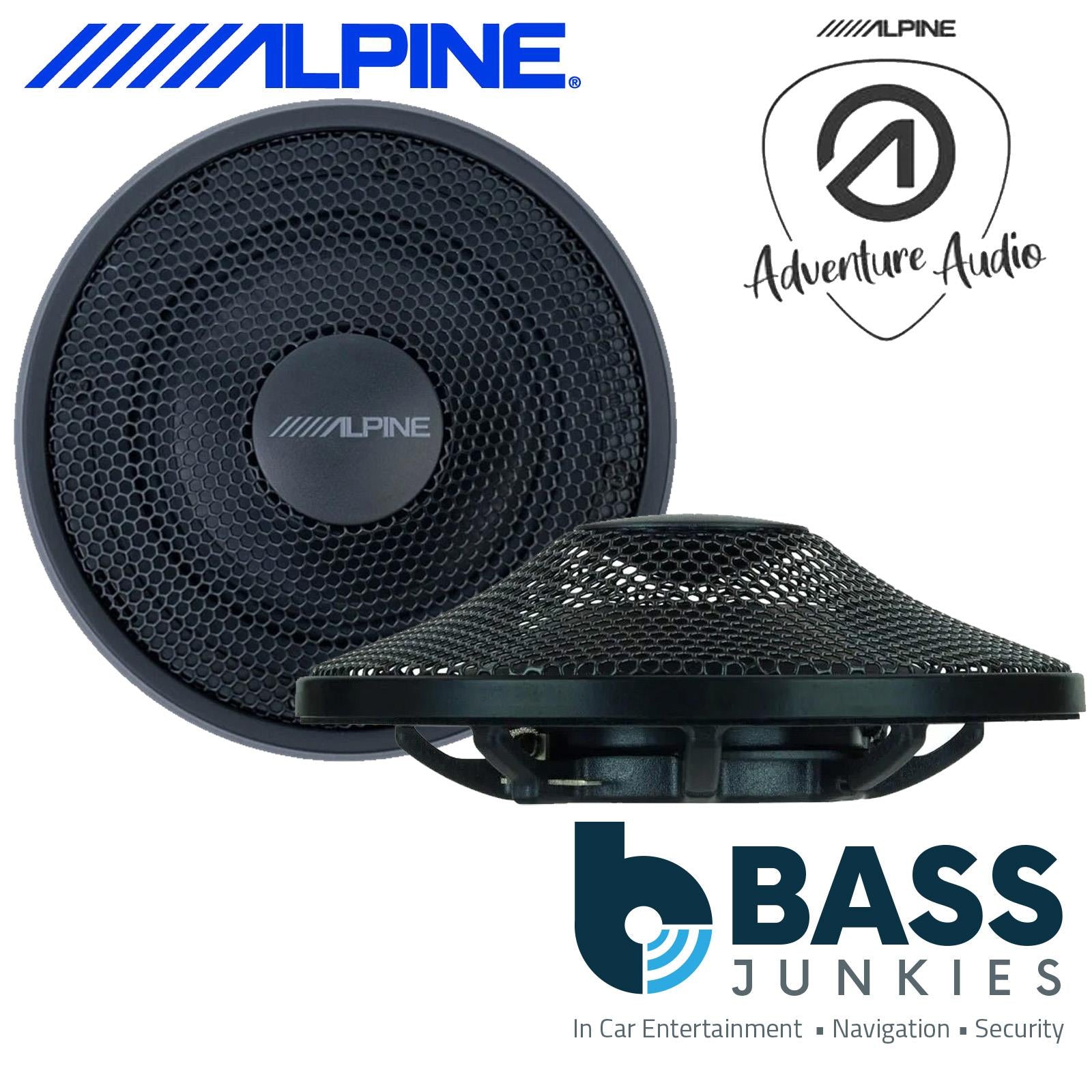 Alpine SPC-R100S - Adventure Sound 360 Watts Universal 12cm Car Speakers Ideal for Motorhomes Campers Trucks (Pair)