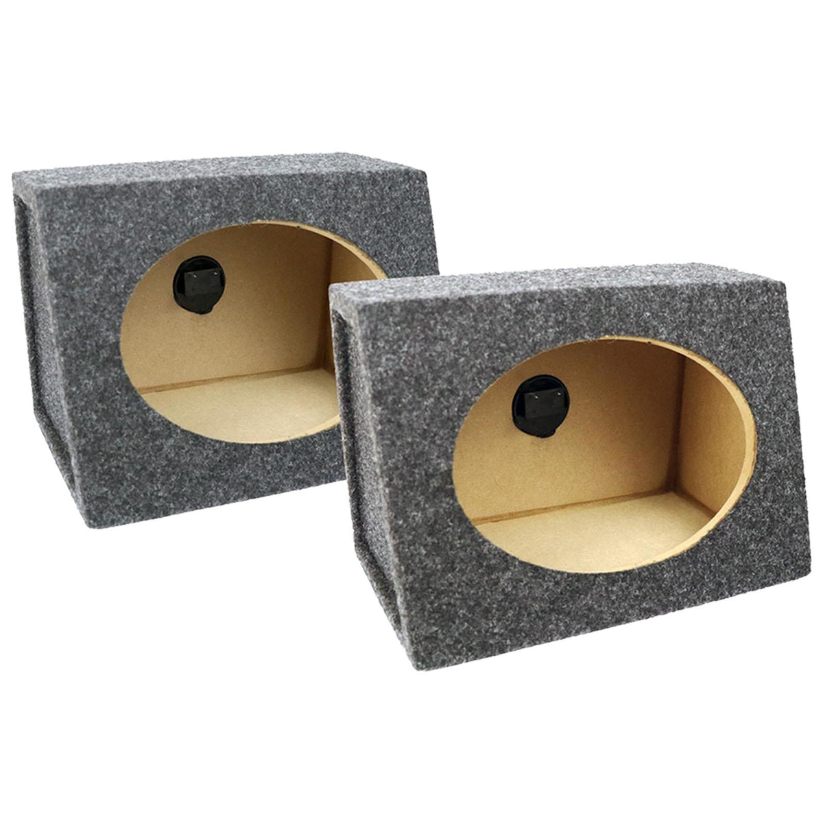 JVC CS-J6930 - 6x9 800 Watts 3-Way Car Speakers with Grey MDF Boxes Pair