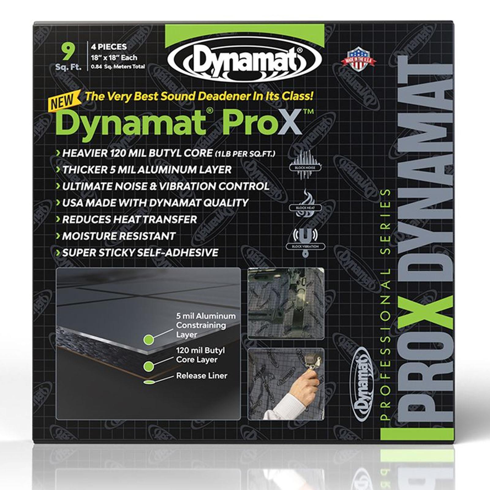 Dynamat Pro X 3.3mm Sound Deadening Kit 0.83m² (9 sq.ft) - 4 Sheets