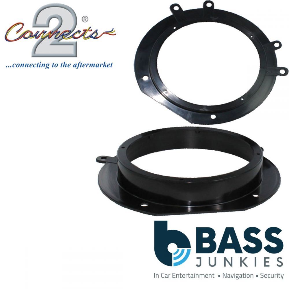 Connects2 CT25PE06 - Peugeot Expert 2007 Onwards 165mm 6.5" Front Door Car Speaker Adapter Brackets