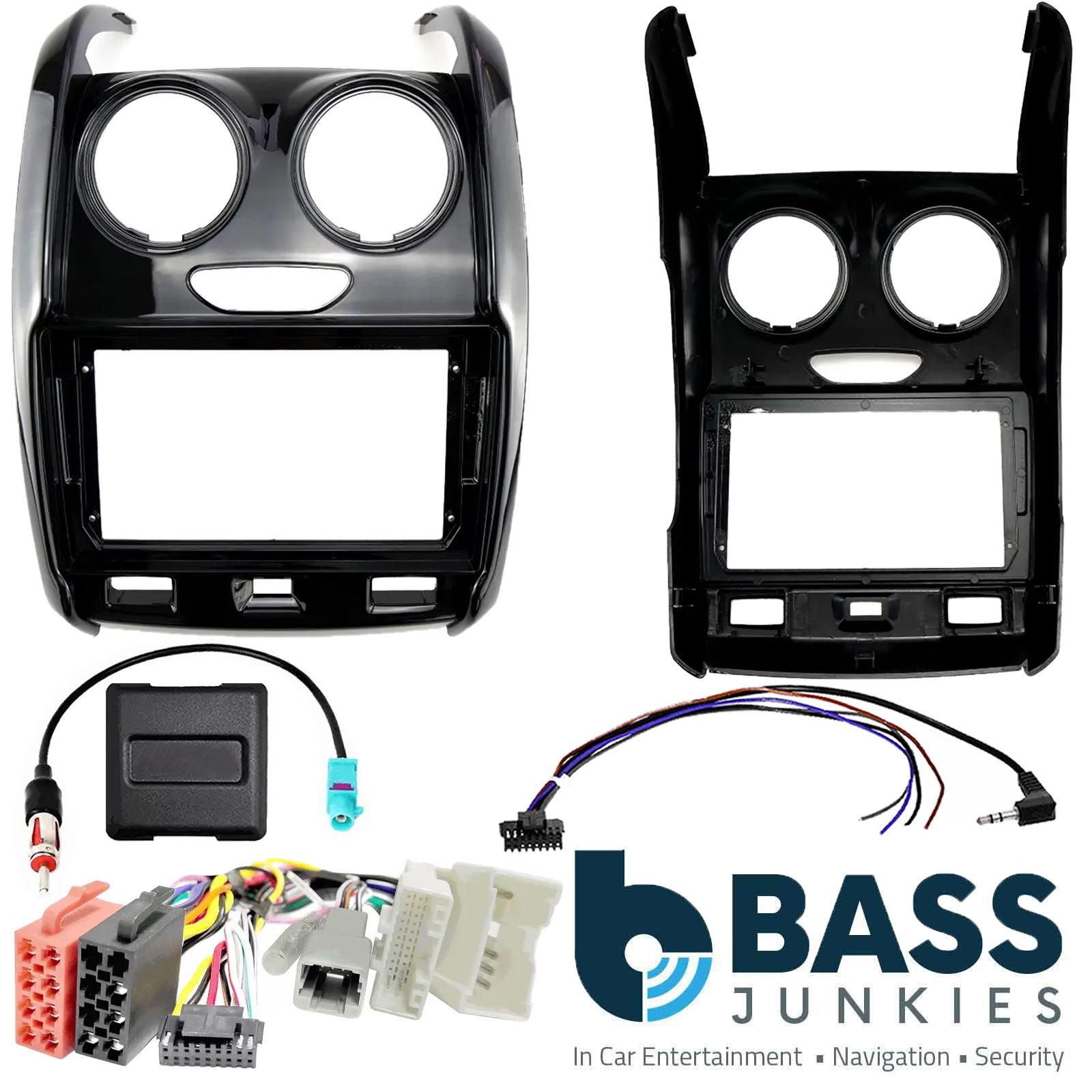 Kenwood 9" CarPlay Android Car Stereo Kit For Renault Duster Black 2018 Onwards