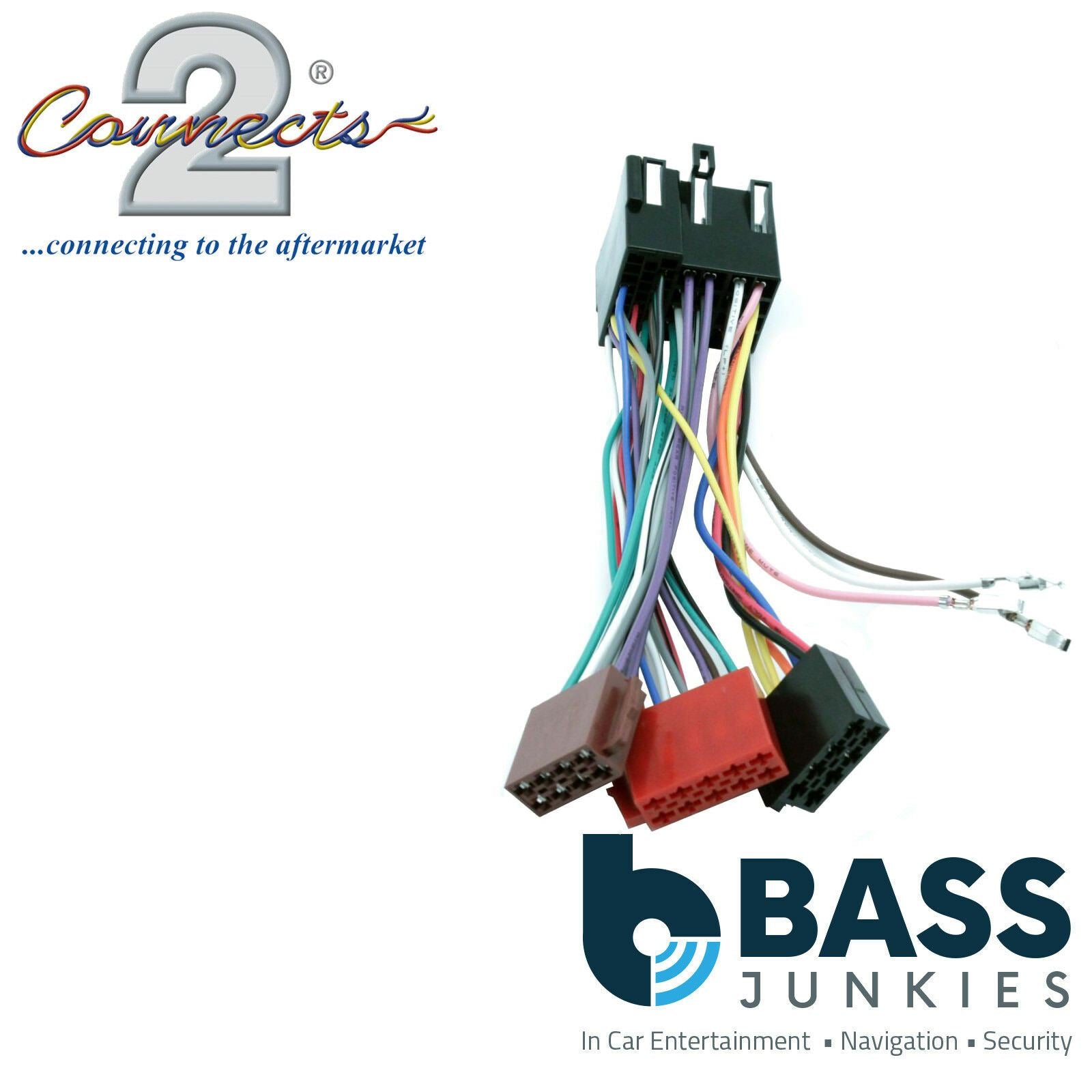 CT20VX02 Vauxhall Opel Astra G Vectra B Corsa C ISO Wiring Harness Adapter Lead