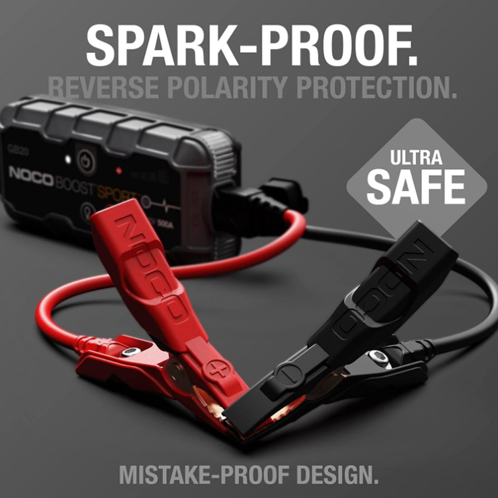 NOCO GB20 - 500A UltraSafe Lithium Jump Starter Power Bank 12V