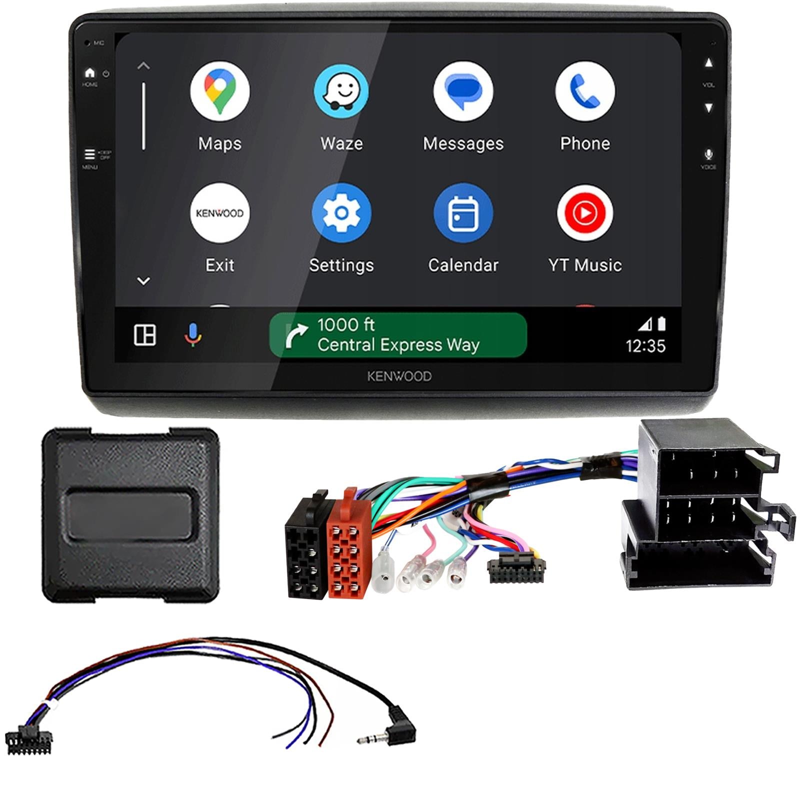 Kenwood 9" CarPlay Android Car Stereo Fitting Kit For Fiat Ducato 2011 - 2020