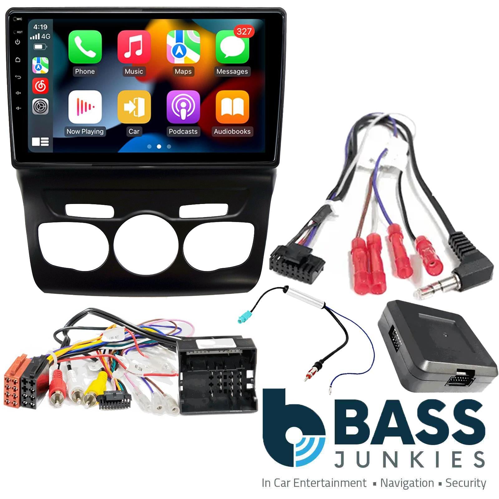 UPGRADED 9" CarPlay Android Car Stereo & Fascia Kit For Citroen C4L RHD 2013-2016