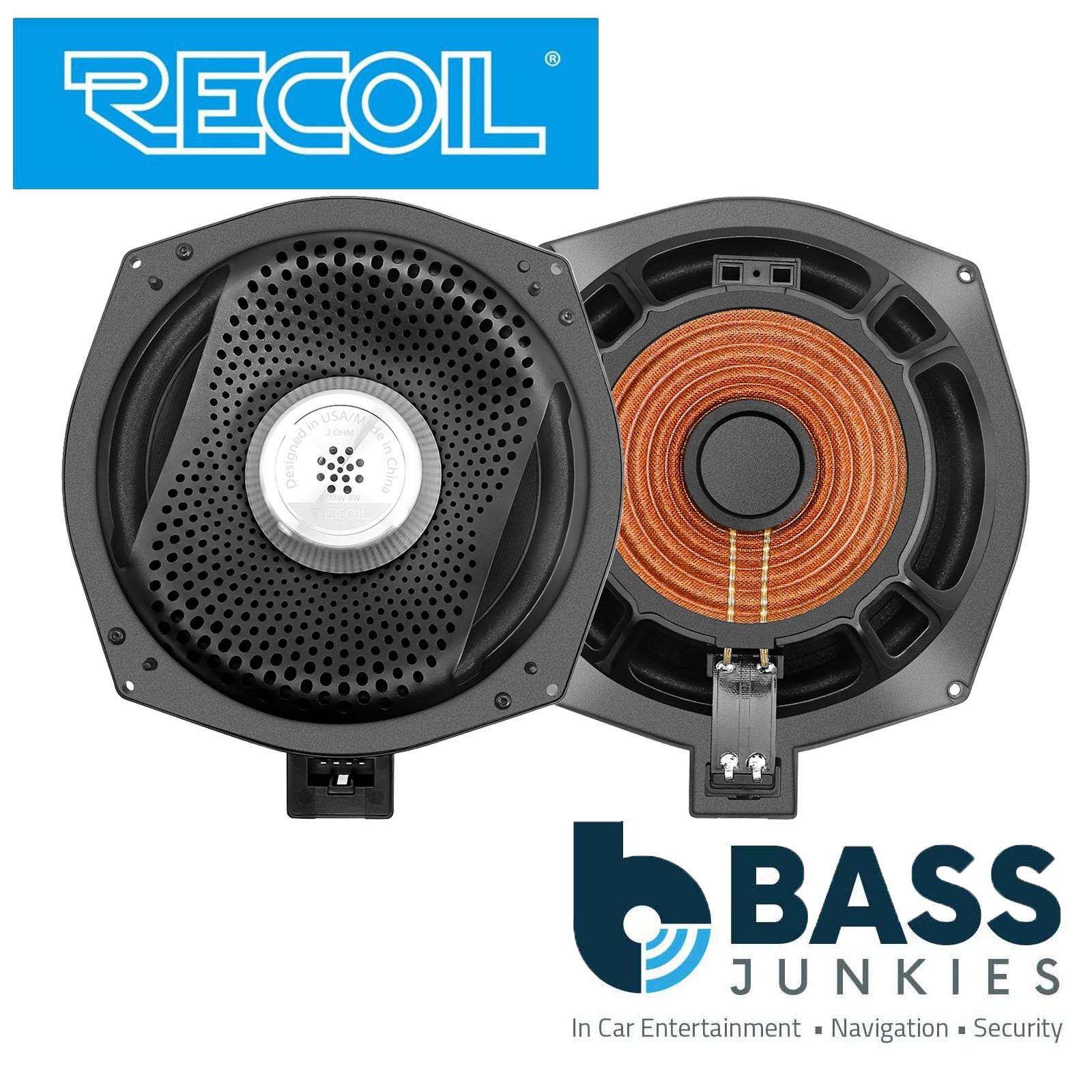 Recoil RBMW-8W - BMW 1, 3, 4, 5, 6 Series & X1, X3 Underseat Car Bass Subwoofers