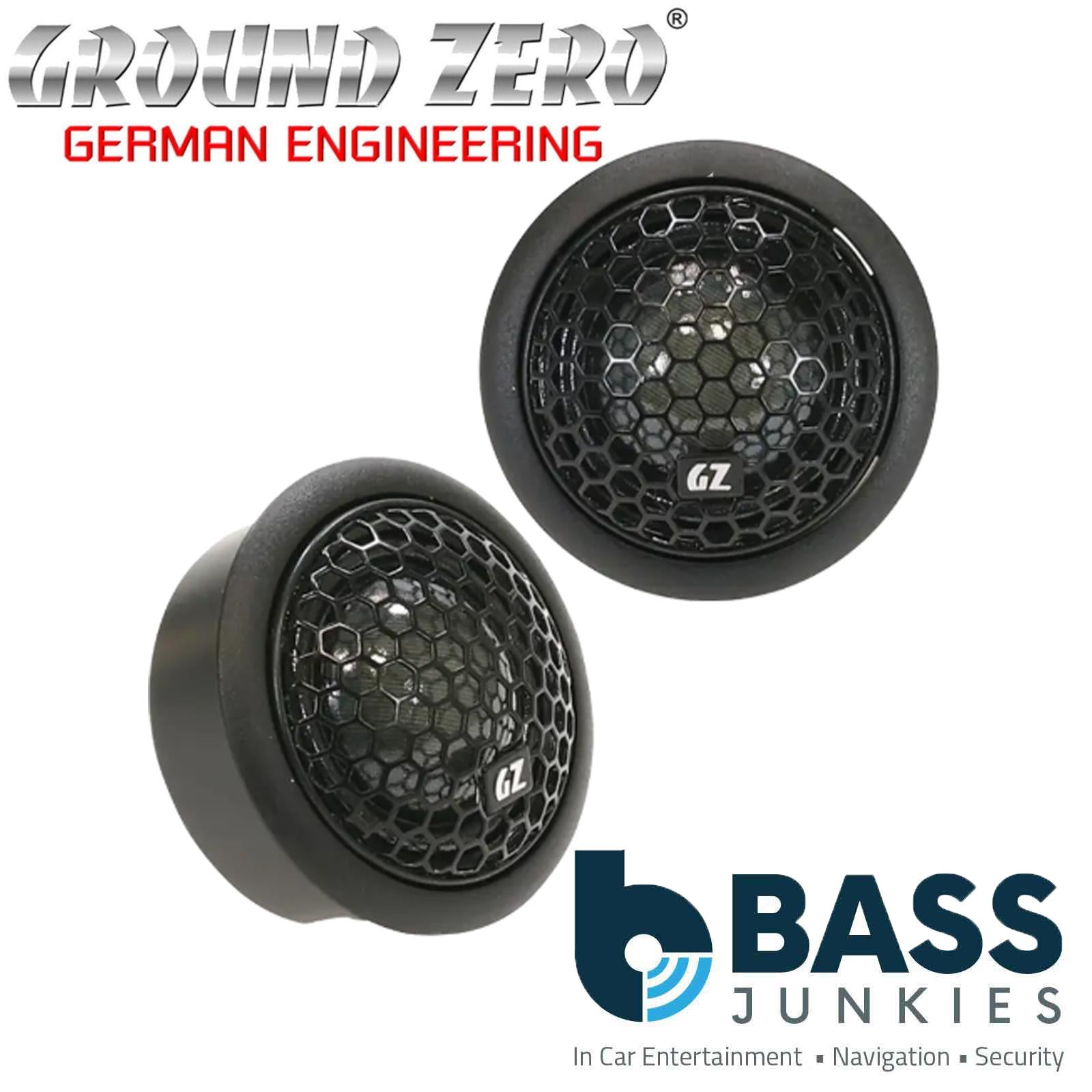 GROUND ZERO GZUC 165.3SQ-ACT 250W 6.5″ 3-Way SQ Comp Loudspeaker System