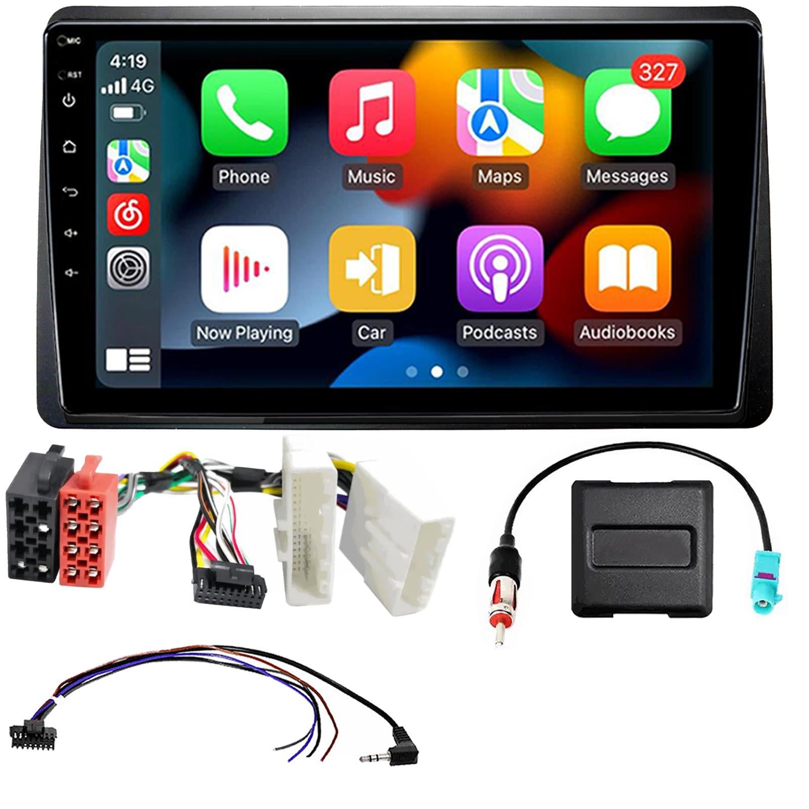 UPGRADED 9" CarPlay Android Car Stereo & Fascia Kit For Renault Duster 2018 Onwards