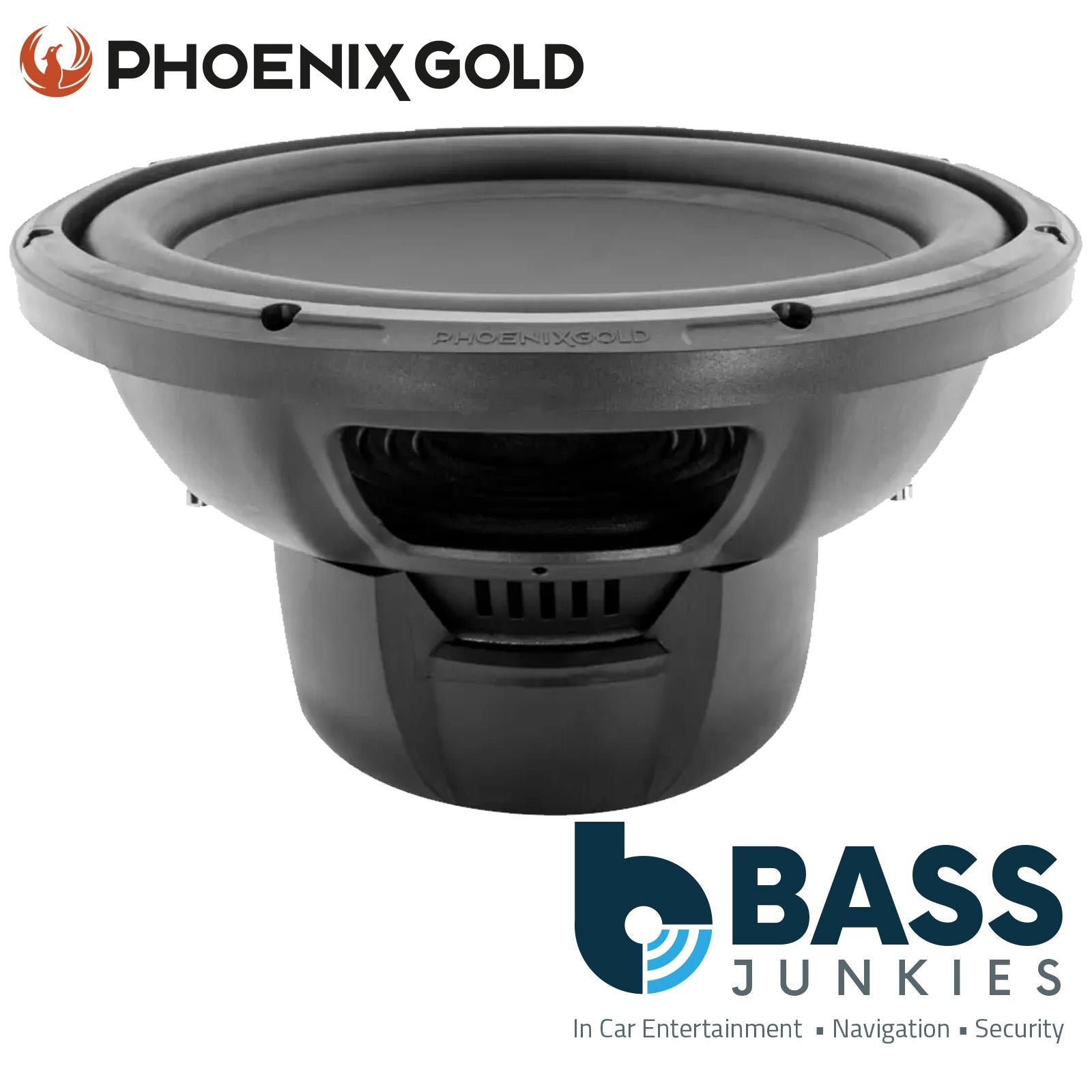 Phoenix Gold GX12D4 - 800 Watts 12" 30cm Car Subwoofer Sub & MDF Bass Box