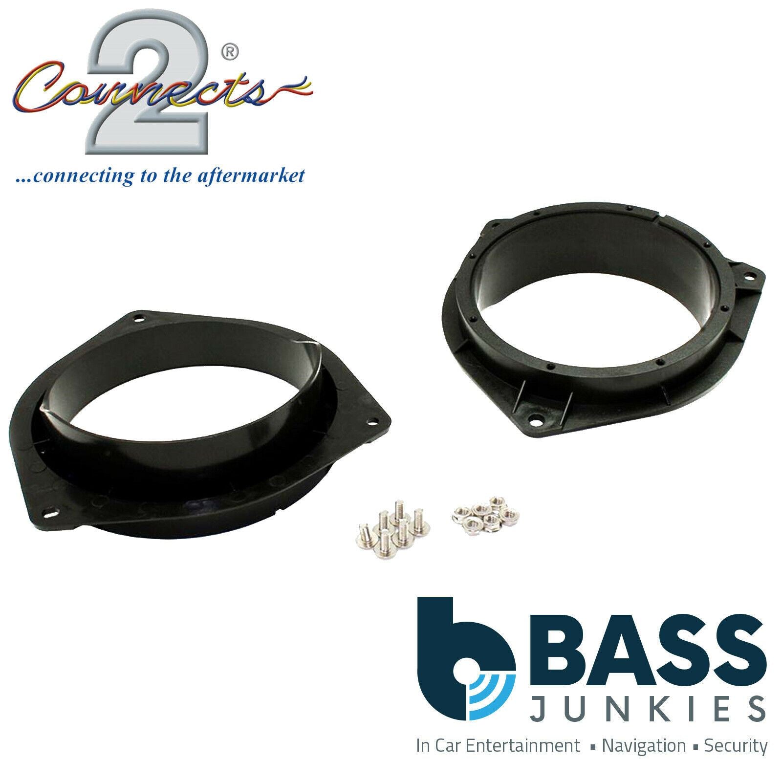 Connects2 CT25TY03 - Toyota Camry 2002 - 2011 165mm 6.5" Car Speaker Adapter Brackets