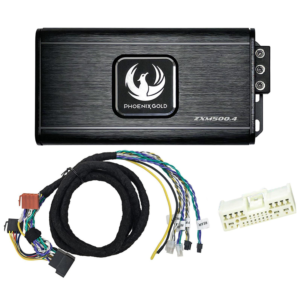 Phoenix Gold 500 Watts 4 Channel Car Amplifier Kit for Mazda 3 2003 Onwards