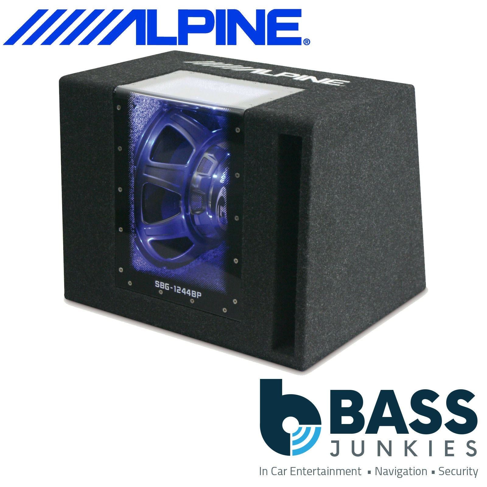 Alpine 12" 800 Watts Car Bandpass Car Bass Box & 550 Watts Amplifier & Amp Kit
