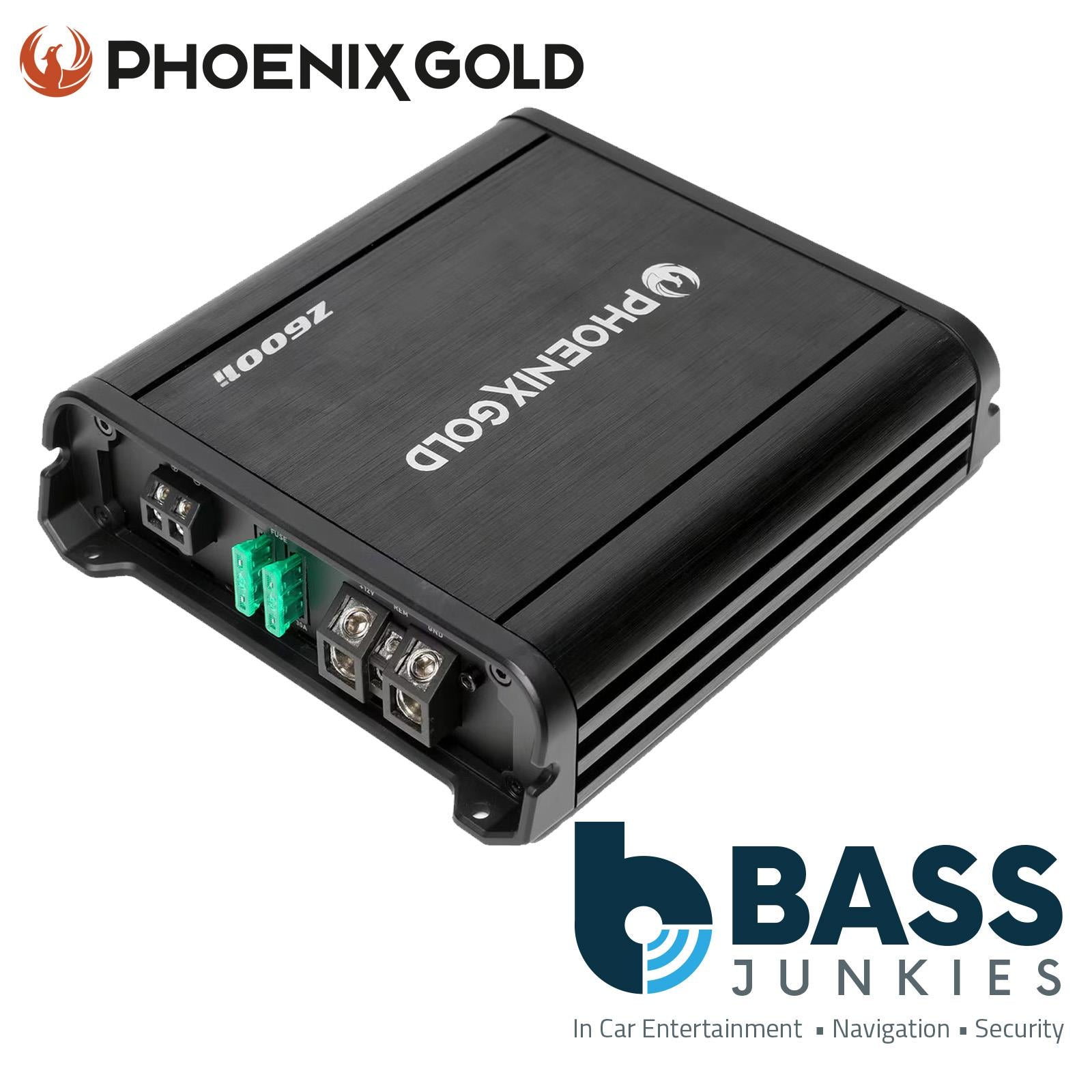 Phoenix Gold Z6001i - 600 Watts Class D Monoblock Car Amplifier & Bass Controller
