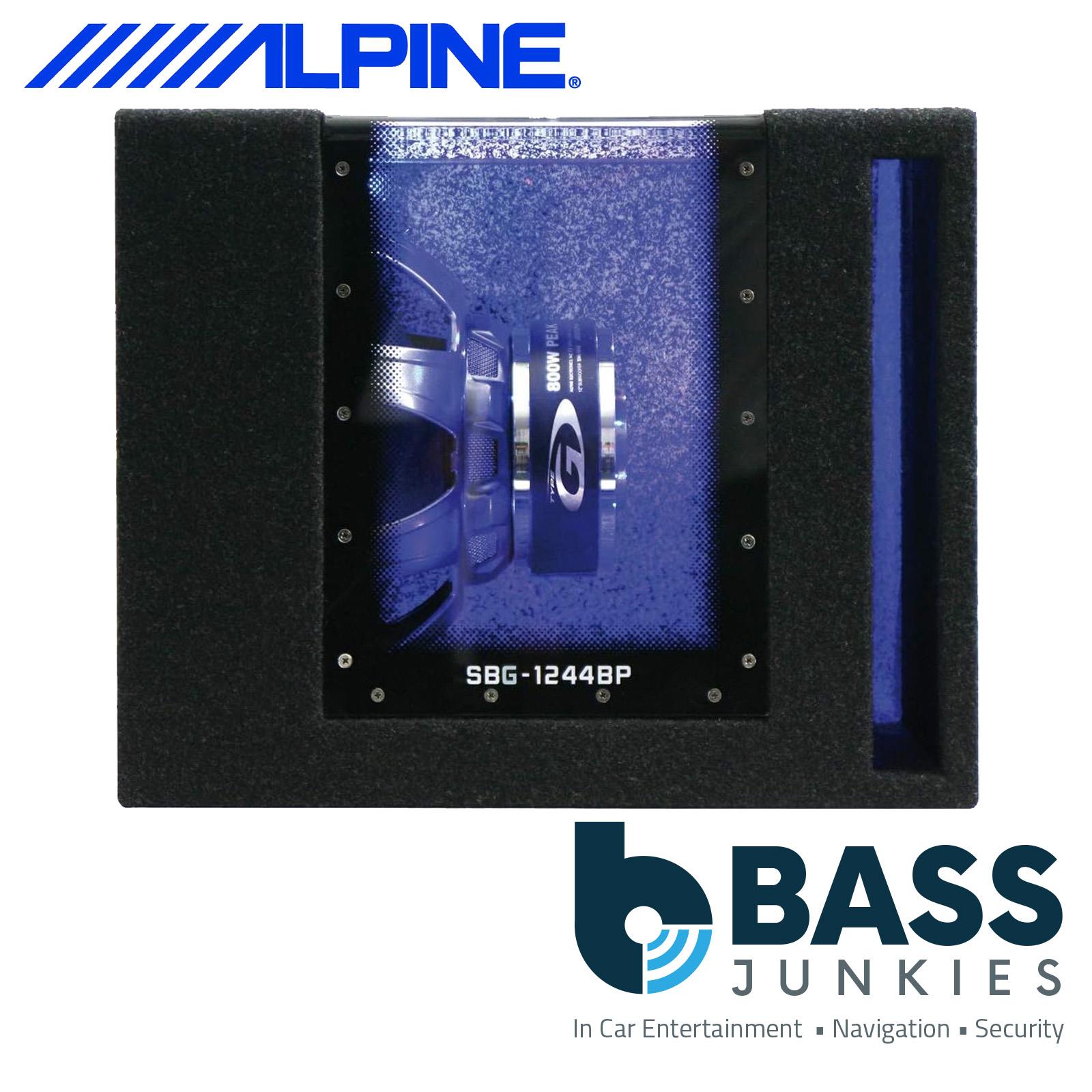 Alpine SBG-1224BP 12" 800 Watts 2 Ohms Band Pass Car Sub Subwoofer Bass Box