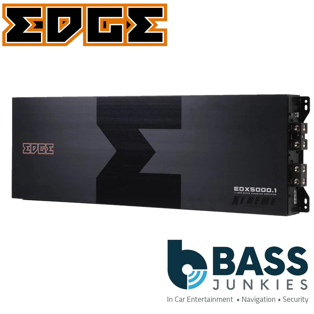 EDGE Xtreme Series EDX5000.1-E2 - Monoblock 11000 Watts Bass Car Audio Amplifier