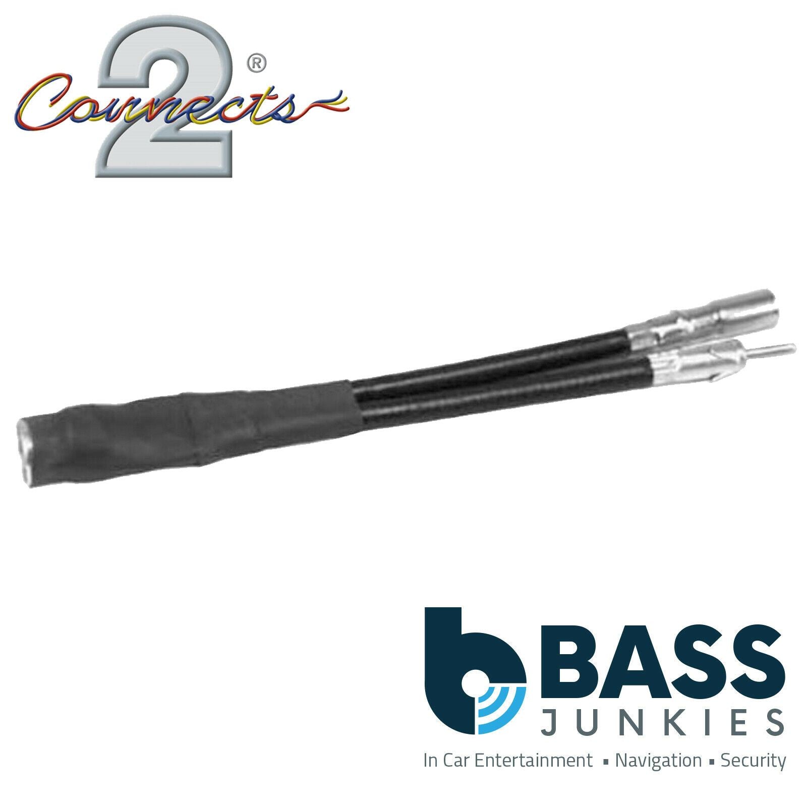Connects2 CT27AA192 - Nissan Dual DIN Diversity Tuner: Female DIN & Male DIN - OEM connection
