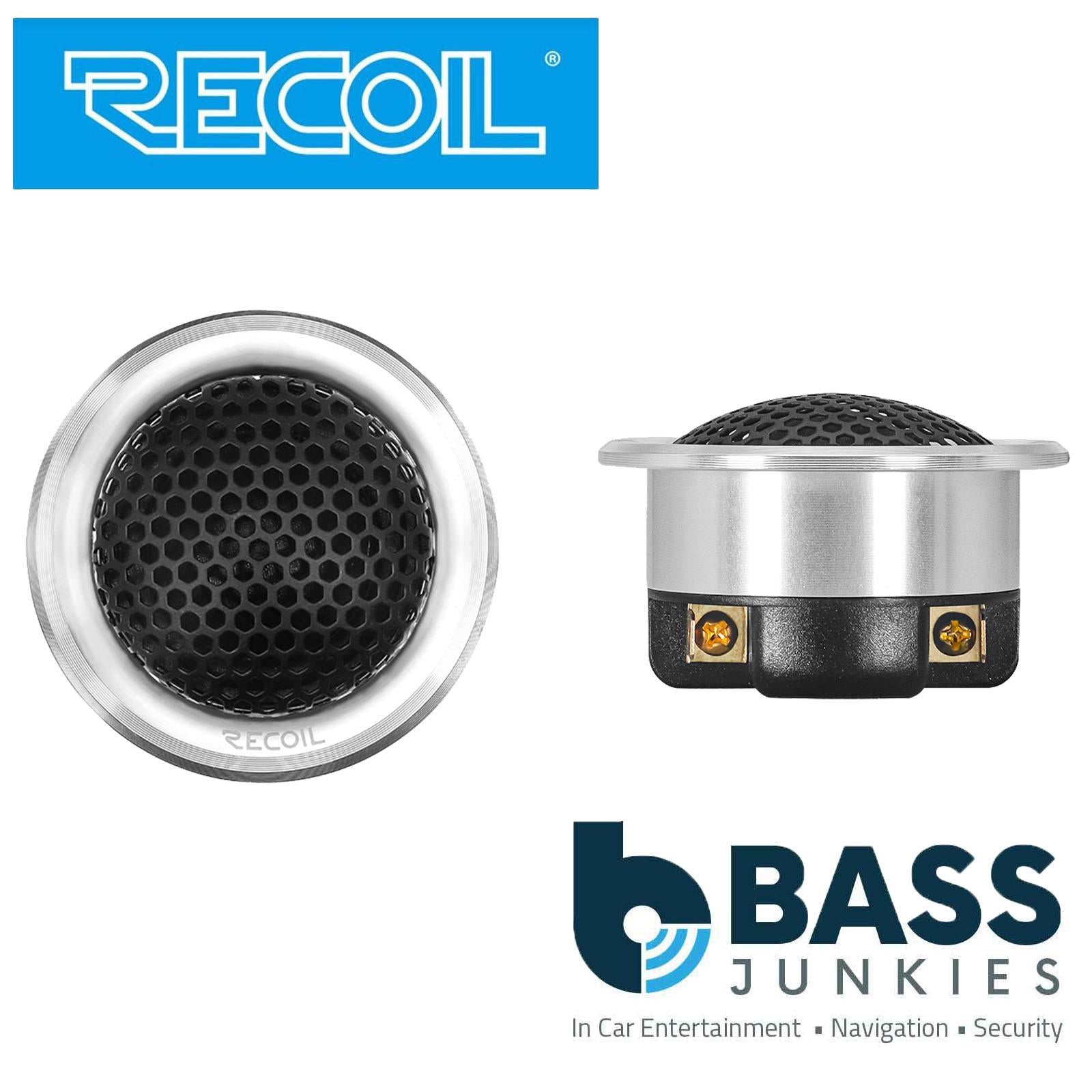 Recoil RPM265 - 6.5" 2 Way 240 Watts Component Car Door Speakers & Tweeters