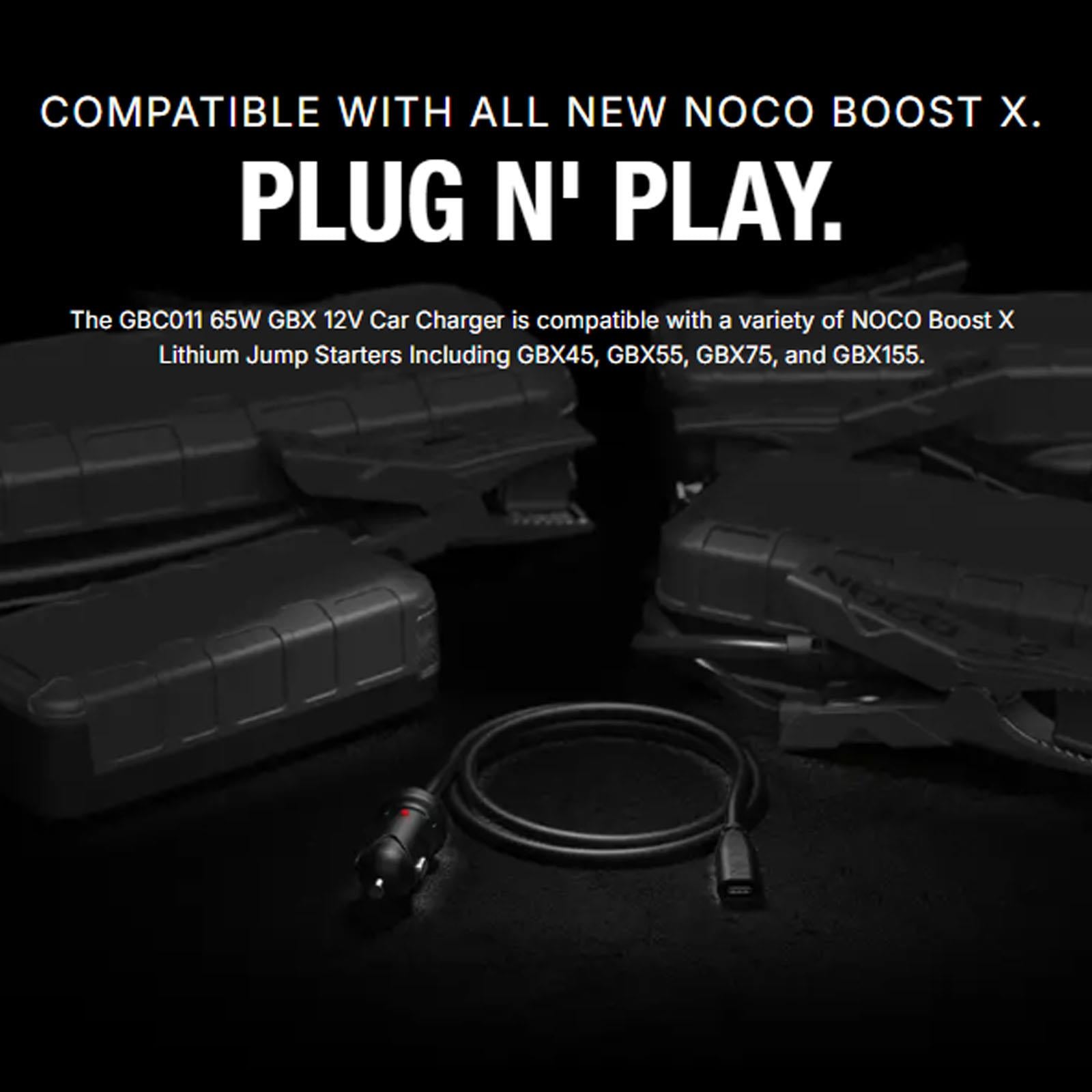 NOCO GBC011 - 65W USB-C Vehicle Charger for Boost X Jump Starters 12V