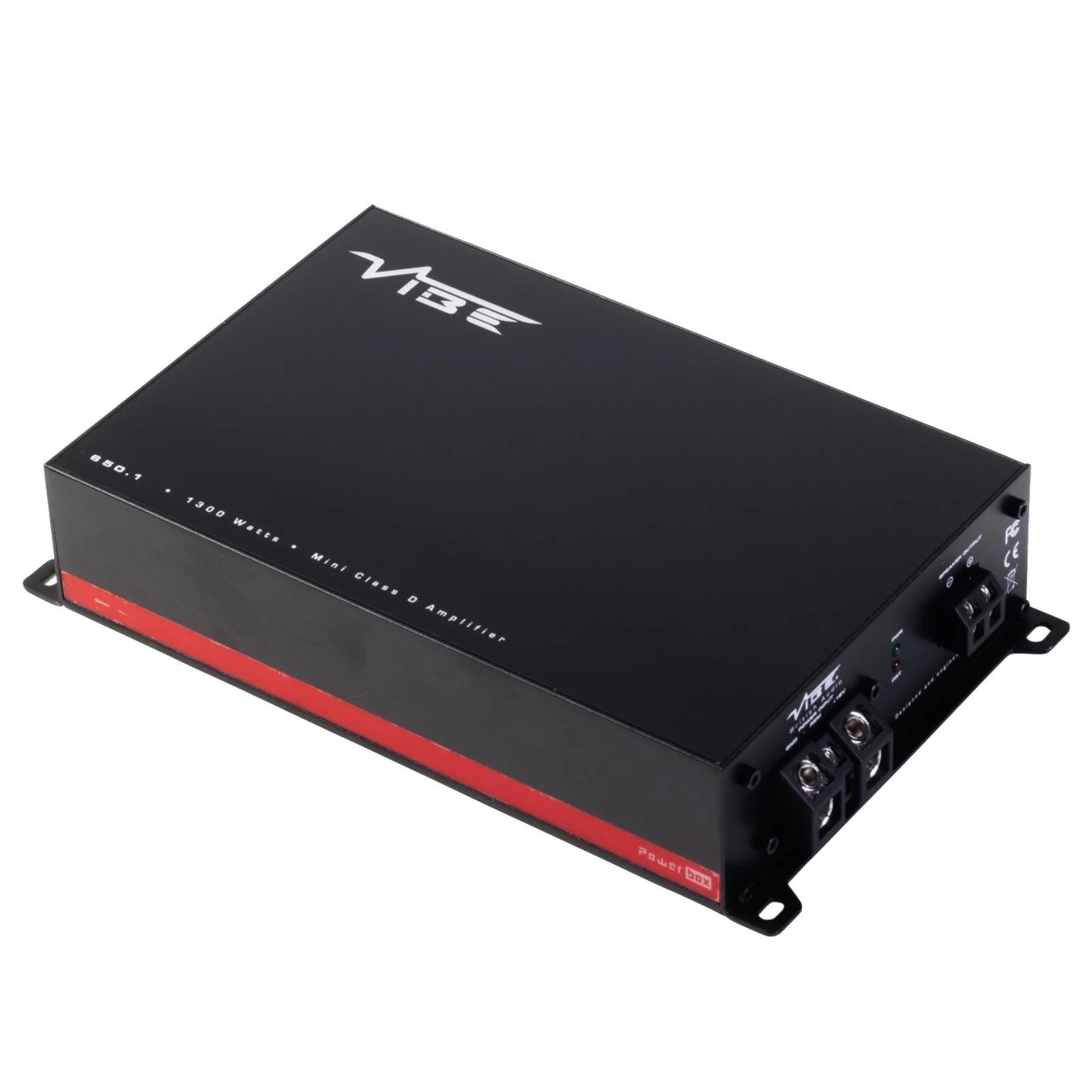 Vibe POWERBOX650.1M-V5 - 1300 Watts 300Hz Mono Bass Car Amplifier