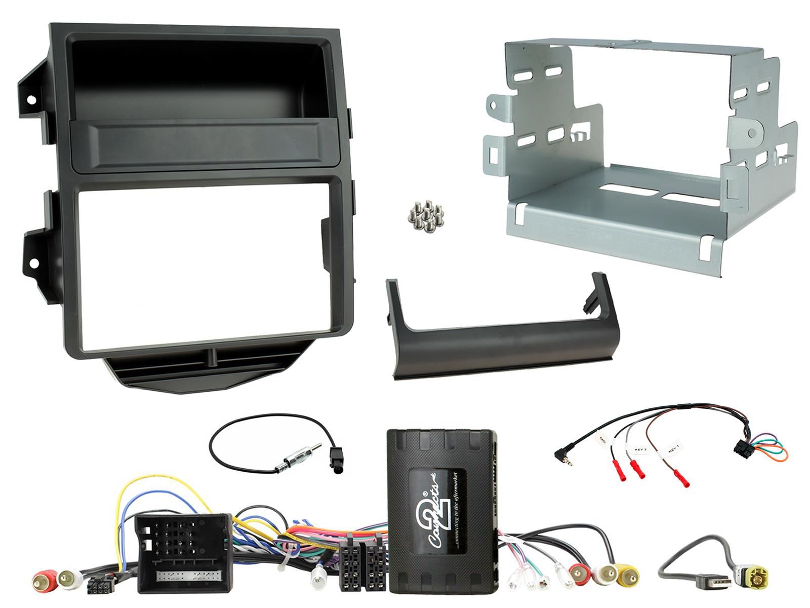 SONY XAV-1550D DAB+ Smart Bluetooth Car Radio + Stereo fitting kit + Steering Wheel Controls Loom for Porsche Macan 2014-2016