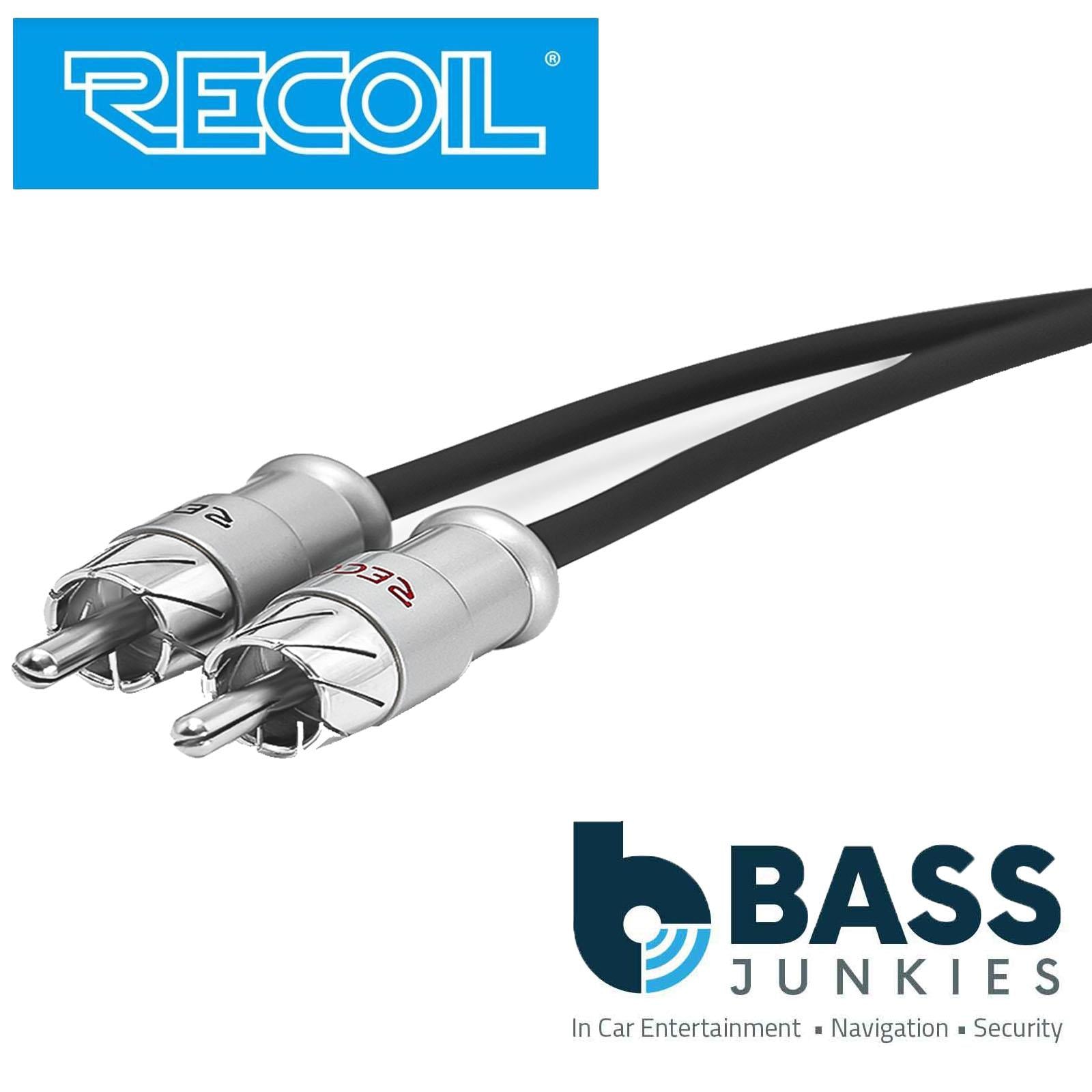 Recoil XI217 - 5 Metre Oxygen Free Copper 2-Channel Car Stereo RCA Phono Cable