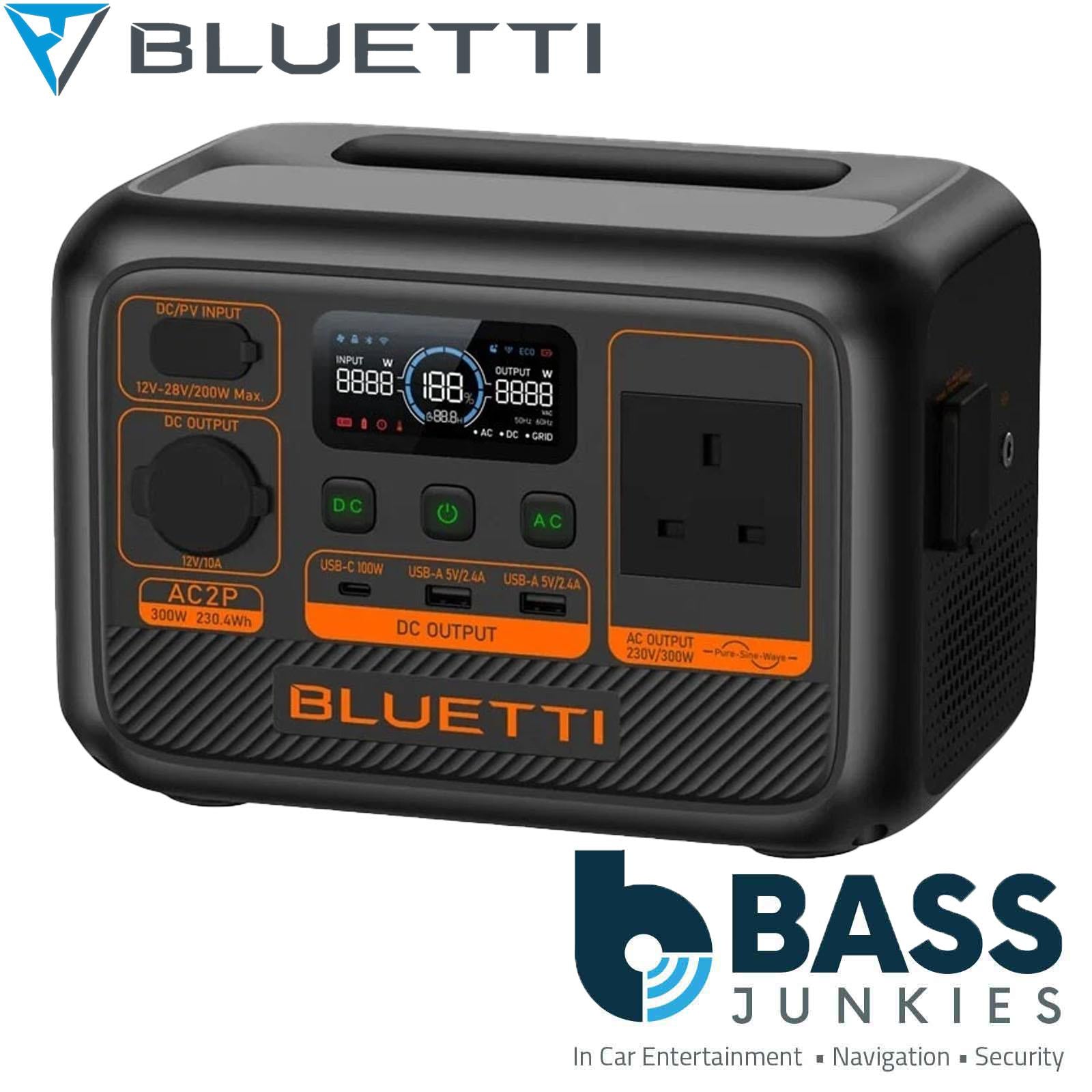 BLUETTI AC2P - Premium Portable Battery Power Station 300W 230Wh