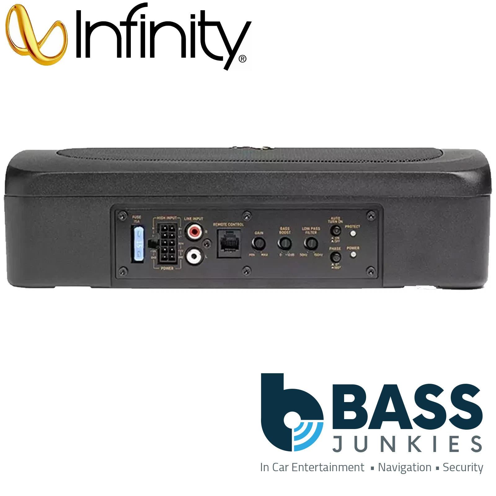 Infinity By Harman Basslink Mini -6x8 Inch 200 Watts Amplified Underseat Car Sub