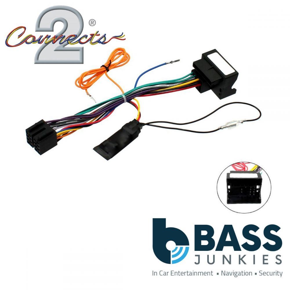 Connects2 CTHUE-CT1 Berlingo C2 C3 C4 C5 and Other Models Car Stereo Wiring ISO Adaptor with Ignition Generator