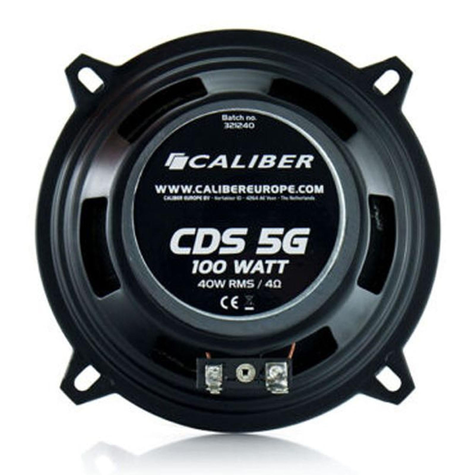 Caliber CDS5G 5.25" 200 Watts 2-Way Coaxial Car Speakers with Grilles