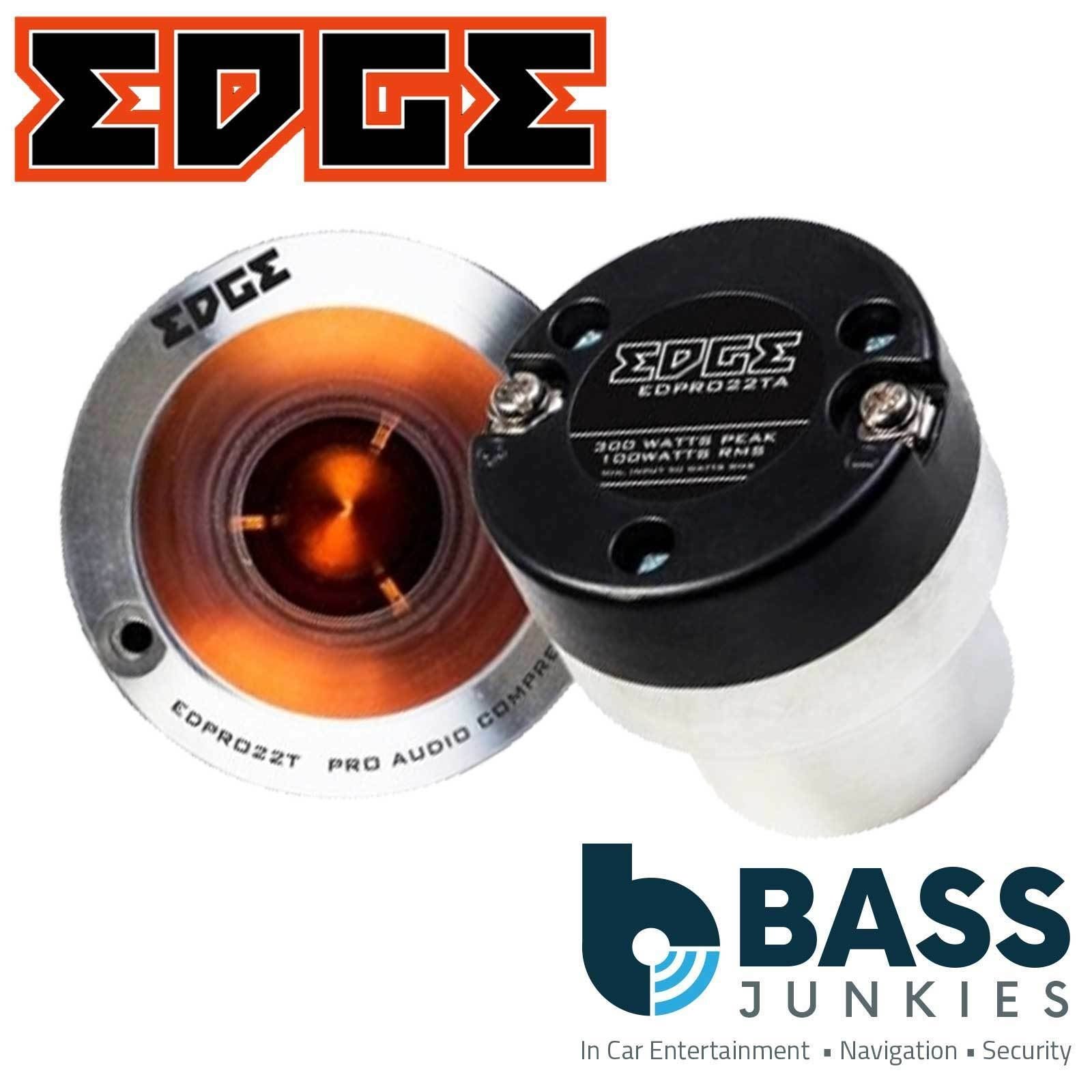 Edge EDPRO22T-E4 300 Watts 2.2" Car Bullet Tweeter (Single)