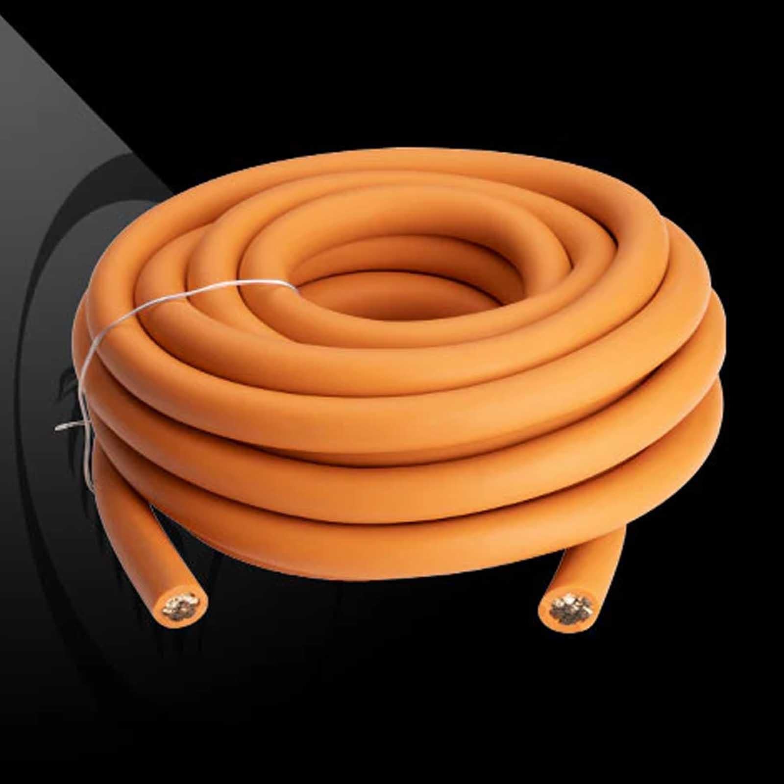 Kicker 50PWOR020 - 1/0 AWG OFC Power Wire Orange 20ft Car Audio Cable