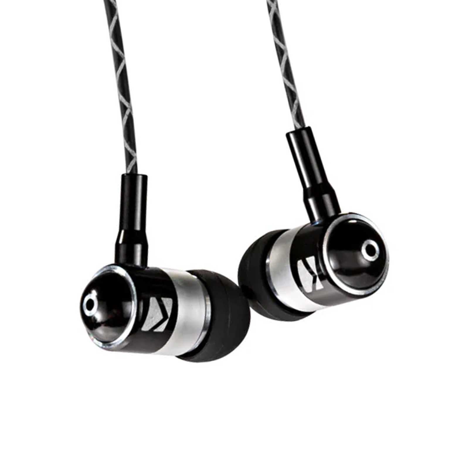 Kicker 46EB54 - Wired Earbuds Headphones With Mic Remote Black 3.5mm