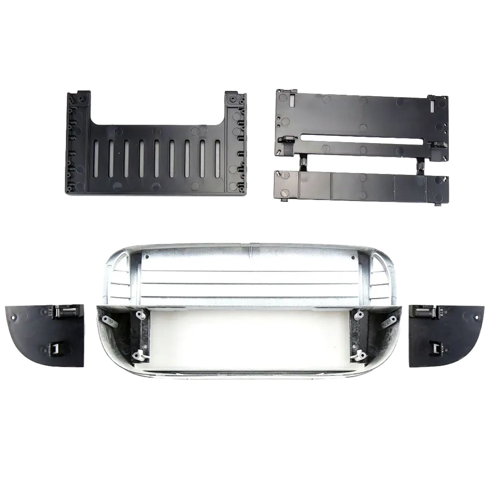 For Fiat 500 2007 - 2015 Ivory Fascia Panel Interface For 9" Android Car Radios