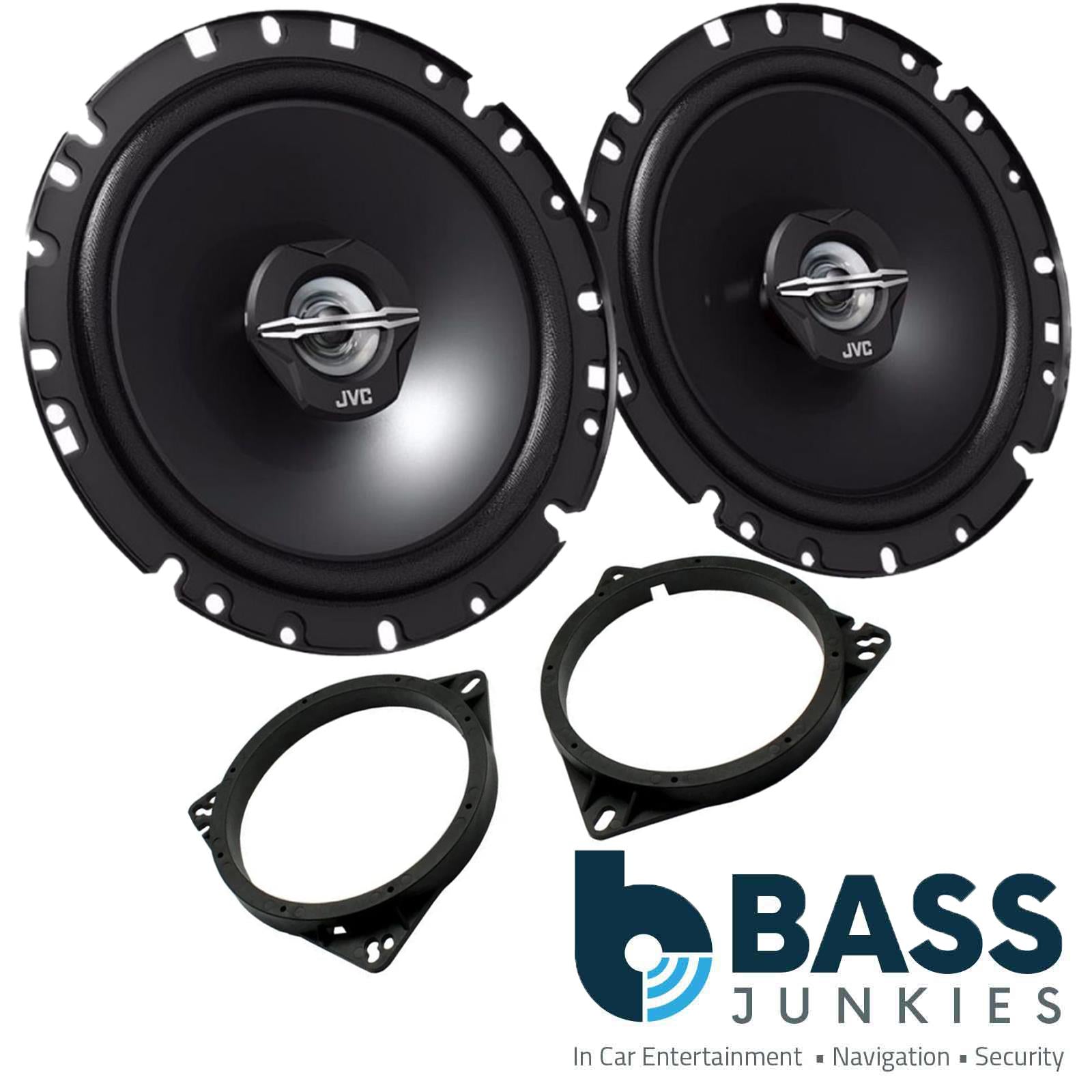 Toyota Avensis 05-14 JVC 17cm 6.5 Inch 600 Watts 2 Way Front Door Car Speakers