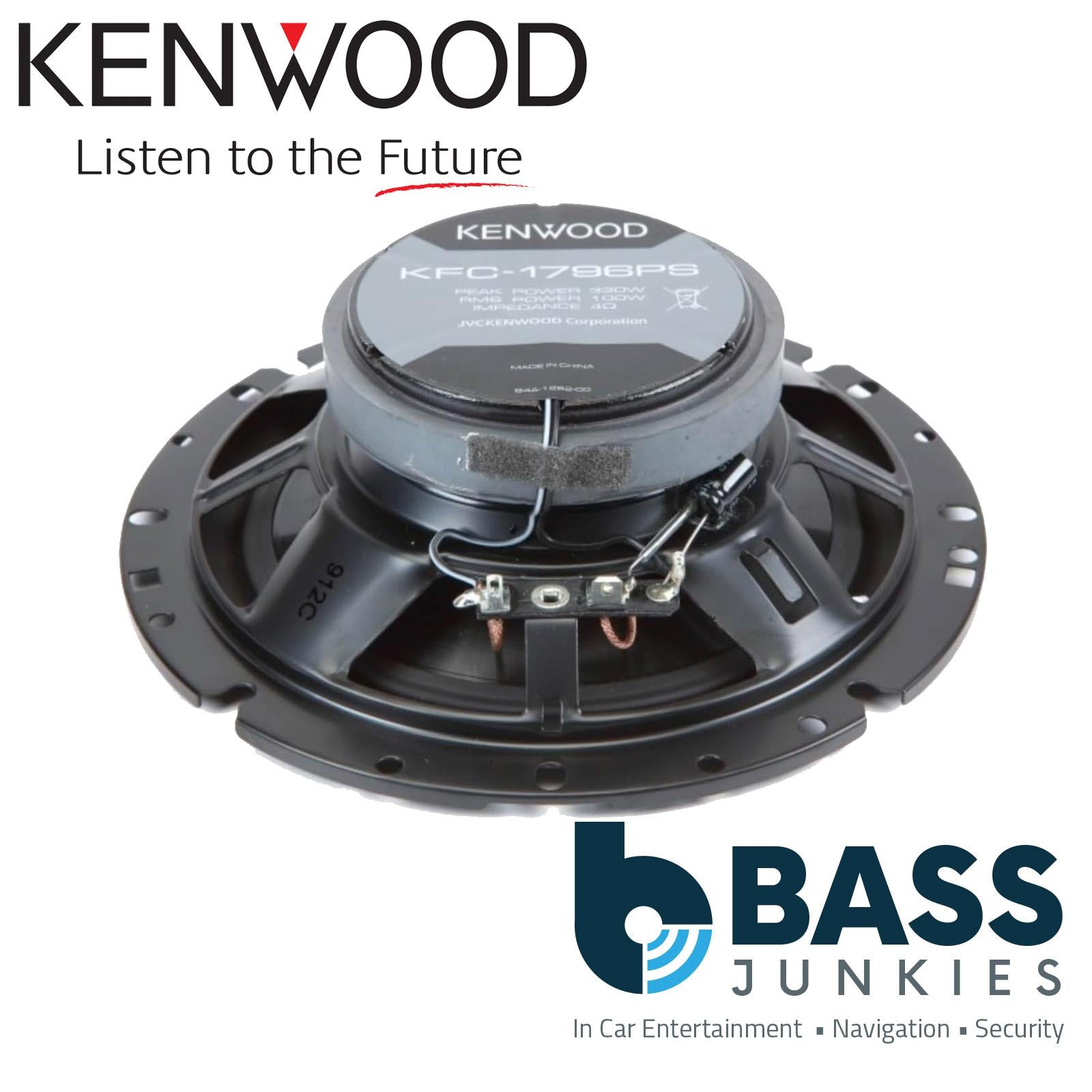 Kenwood KFC-PS1797 17CM 6.5" Inch 660 Watts Door 2 Way Car Speakers Pair