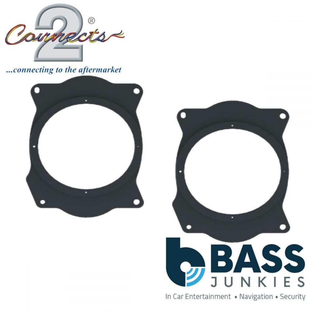Connects2 CT25TY07 - Toyota Camry Solara Corolla 165mm 6.5" Rear Car Speaker Adapter Brackets