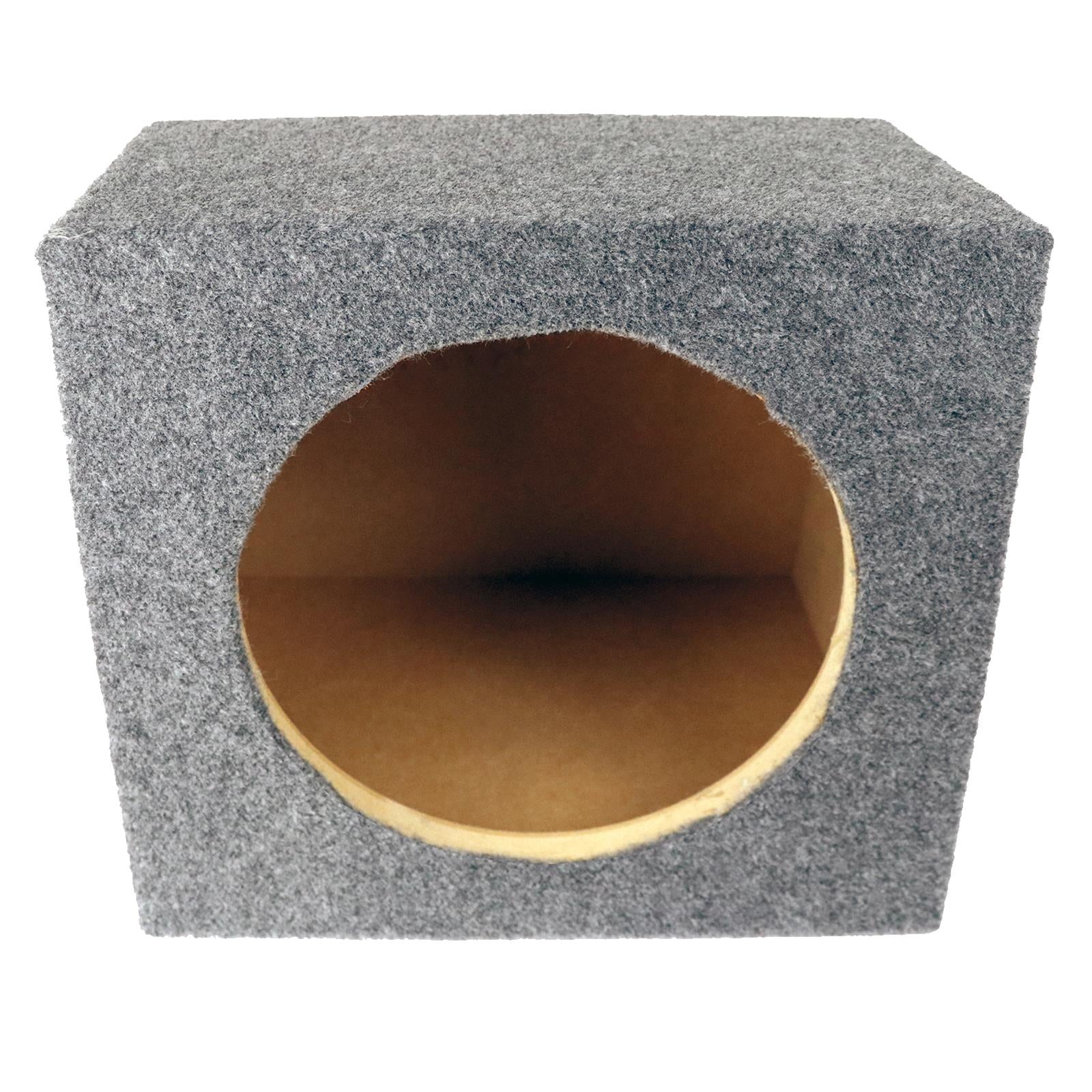 Recoil SUB12SG - Single 30cm 12" Inch Sealed Grey Carpet Car Subwoofer Bass Box
