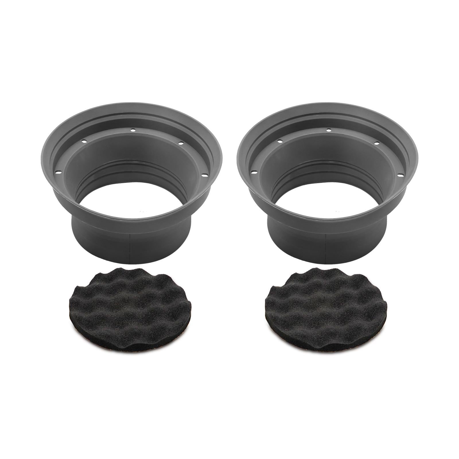 Recoil SPB525 - 13cm 5.25″ Waterproof Silicone Car Speaker Baffle & Isolator Kit