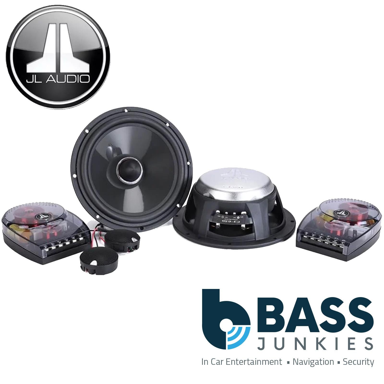JL Audio C3-650 - 6.5"  300 Watts Component Kit or 2 Way Car Speakers & Tweeters